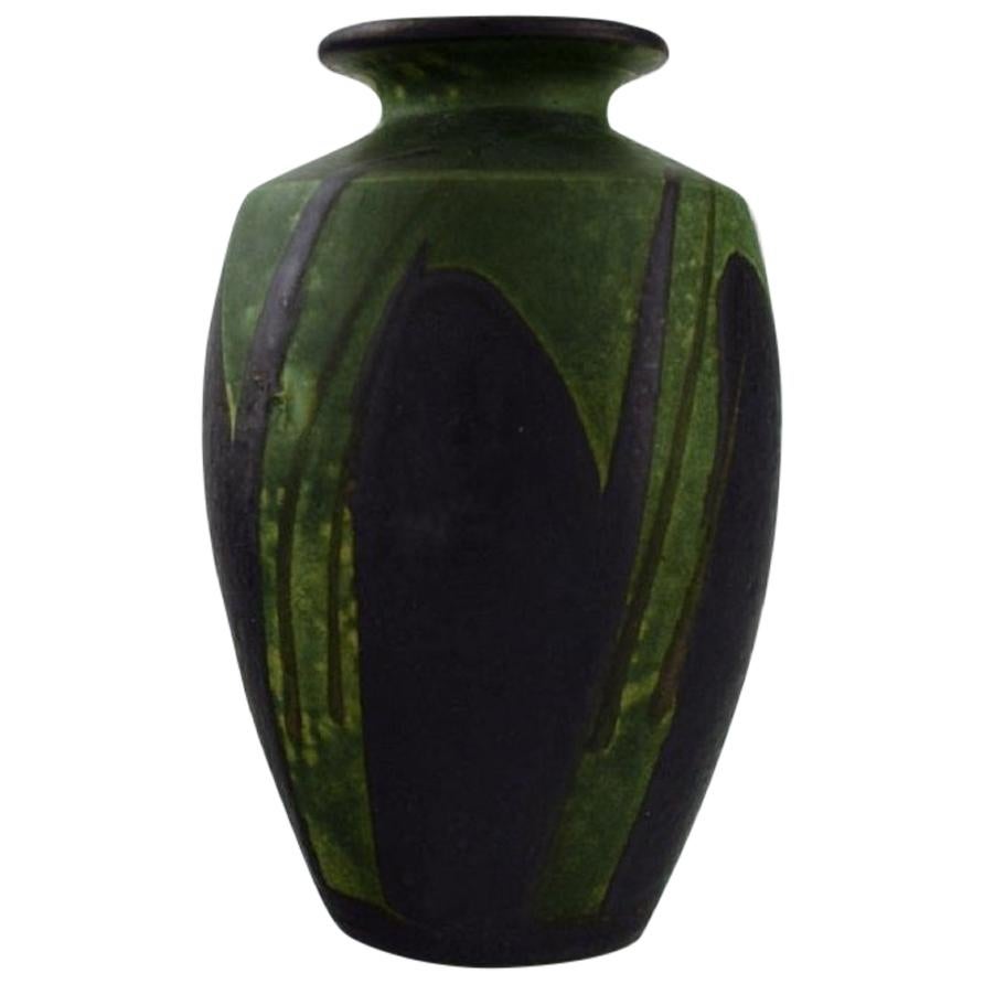 Kähler, Denmark, Vase in Glazed Ceramics, 1930s-1940s