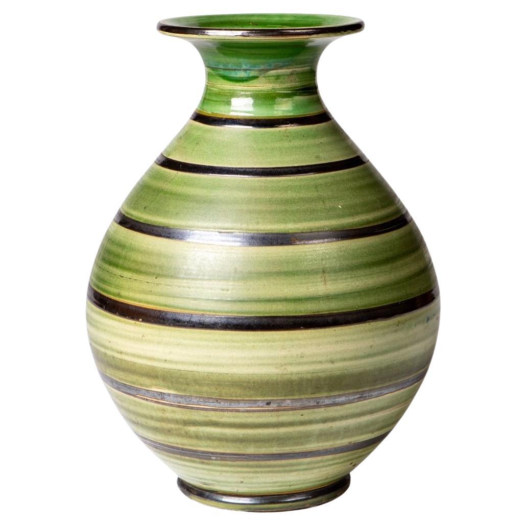 Kähler floor vase with Art Deco glaze
