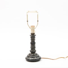 Kähler Glazed Stoneware Table Lamp by Svend Hammershøi