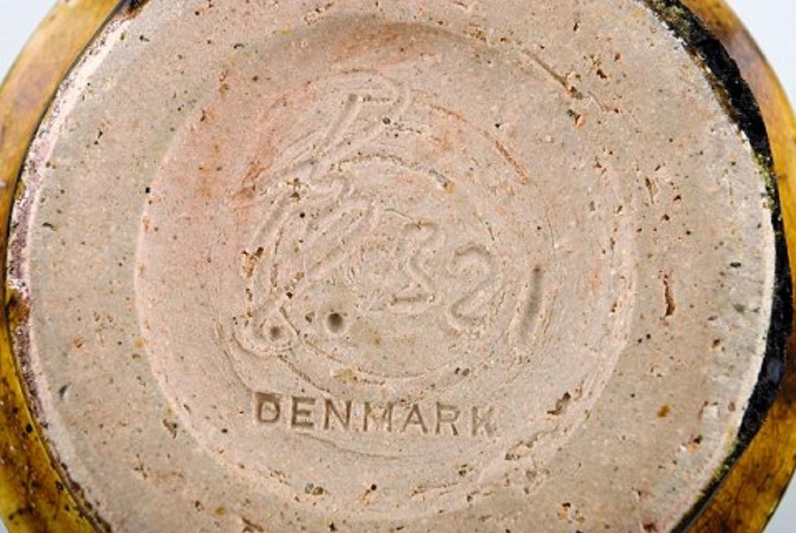 Kähler:: HAK:: Vase en céramique émaillée au design moderne:: années 1960-1970 Bon état - En vente à Copenhagen, DK