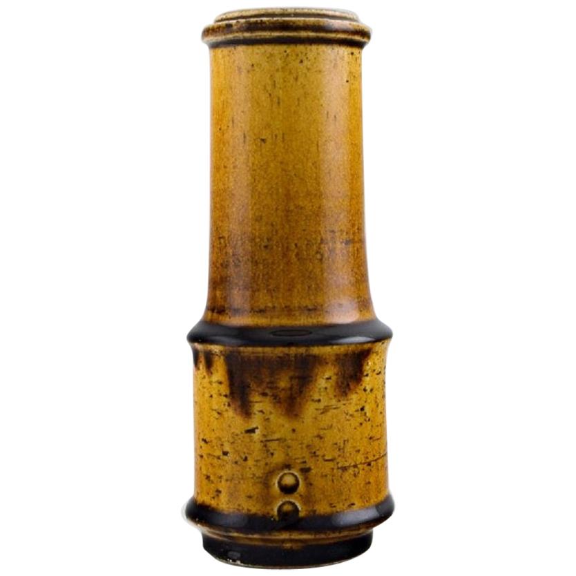 Kähler:: HAK:: Vase aus glasierter Keramik in modernem Design:: 1960er-1970er Jahre