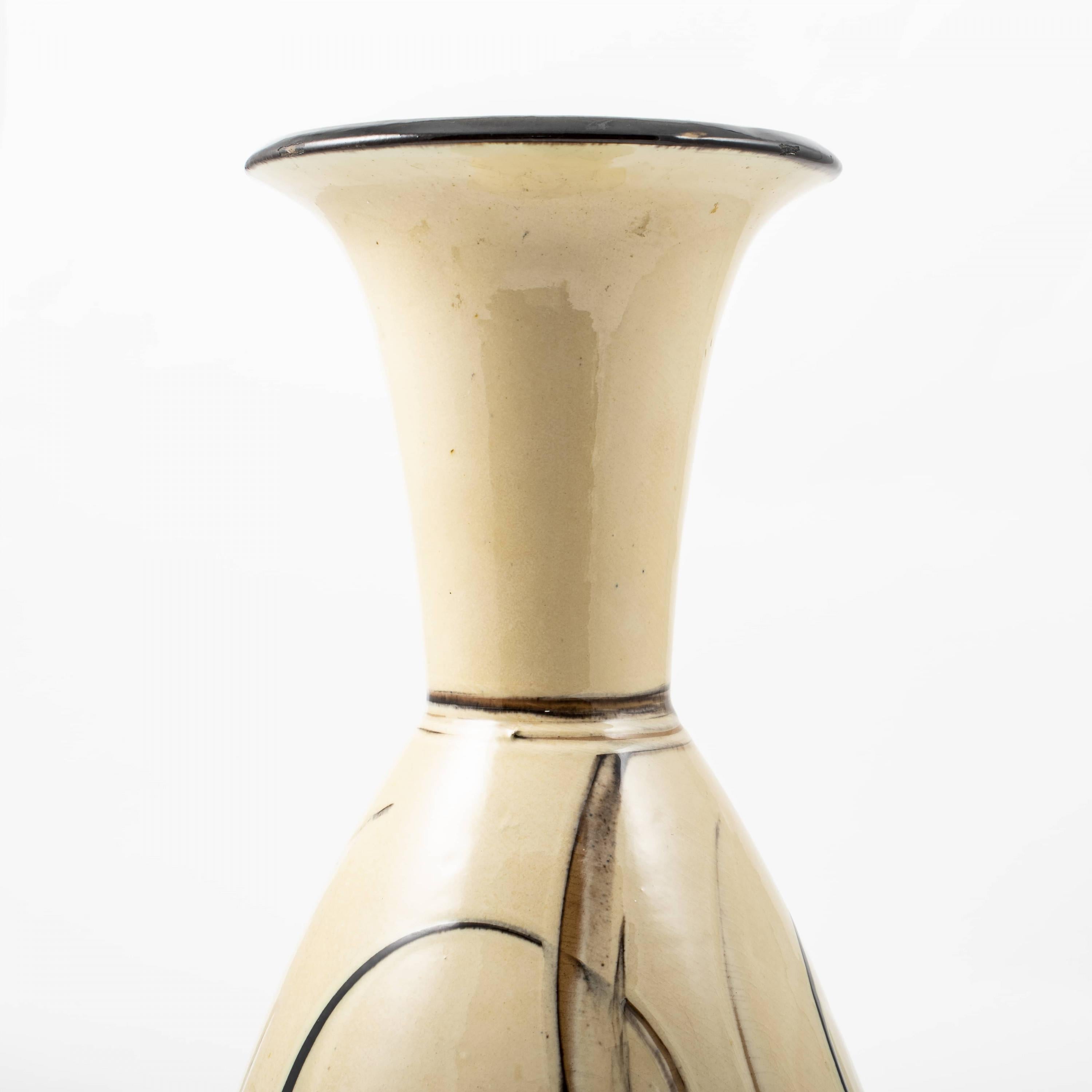 Kähler, HAK, Glazed Stoneware Vase In Good Condition In Kastrup, DK