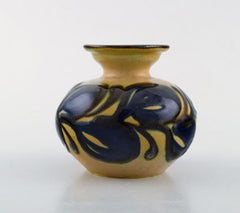 Kähler, HAK, Glazed Stoneware Vase in Modern Design, 1930s-1940s