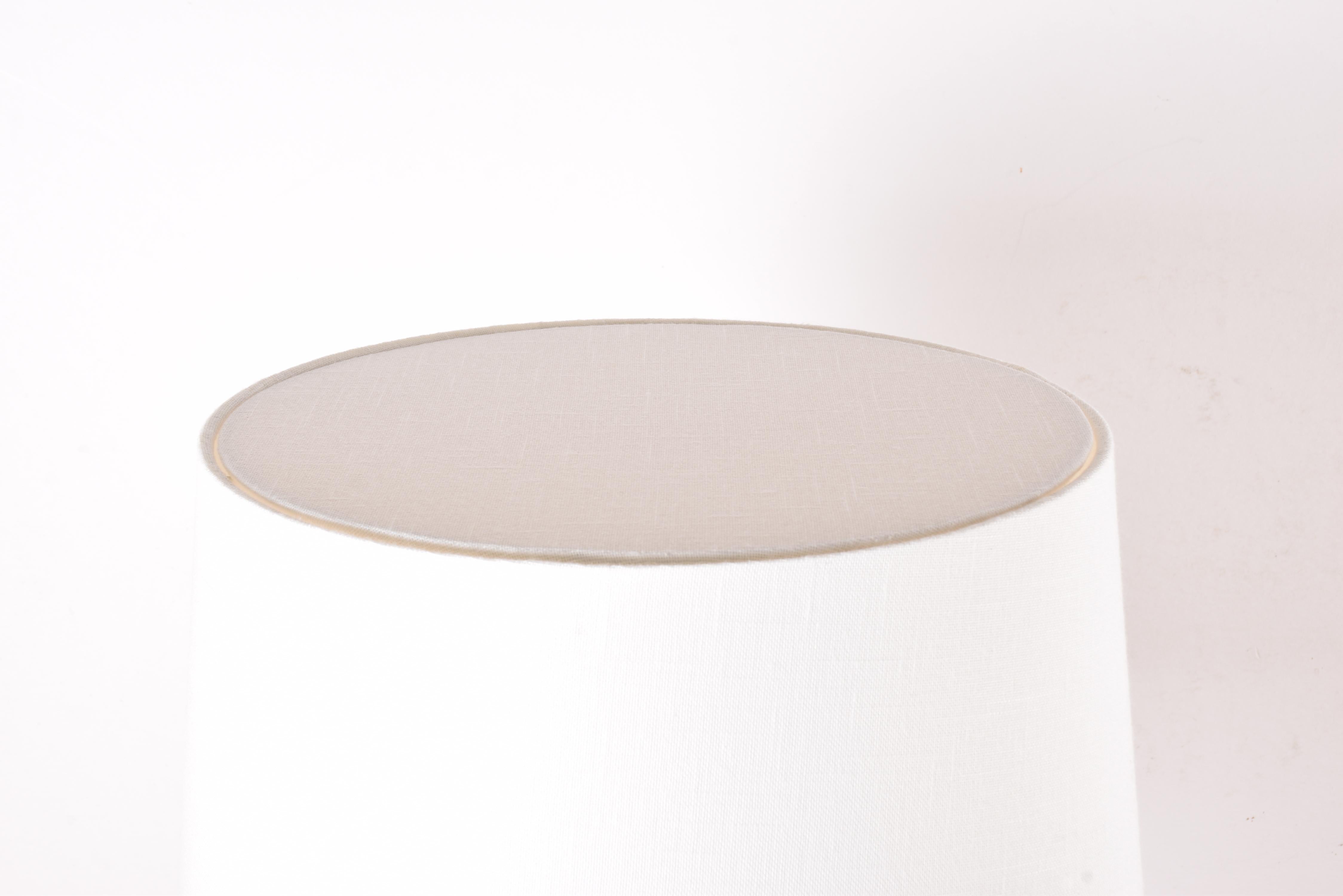 Lampada da tavolo alta Kähler HAK Le Klint Marrone con canna e ottone Ceramica danese anni '60 in vendita 7