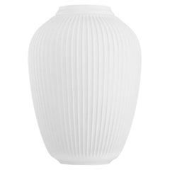 Kähler 'Hammershøi' Floor Vase, White, 19.7 in H