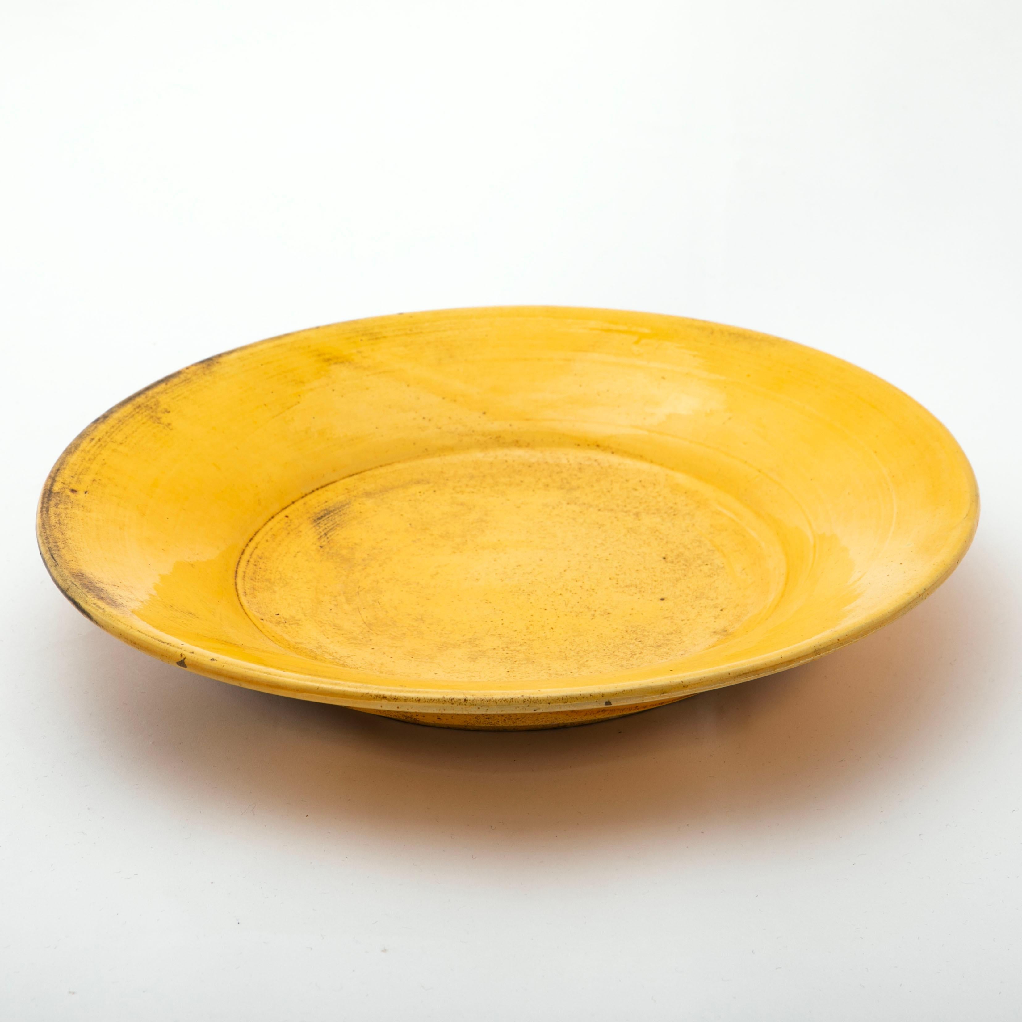Scandinavian Modern Kähler Large Dish in Glazed Stoneware