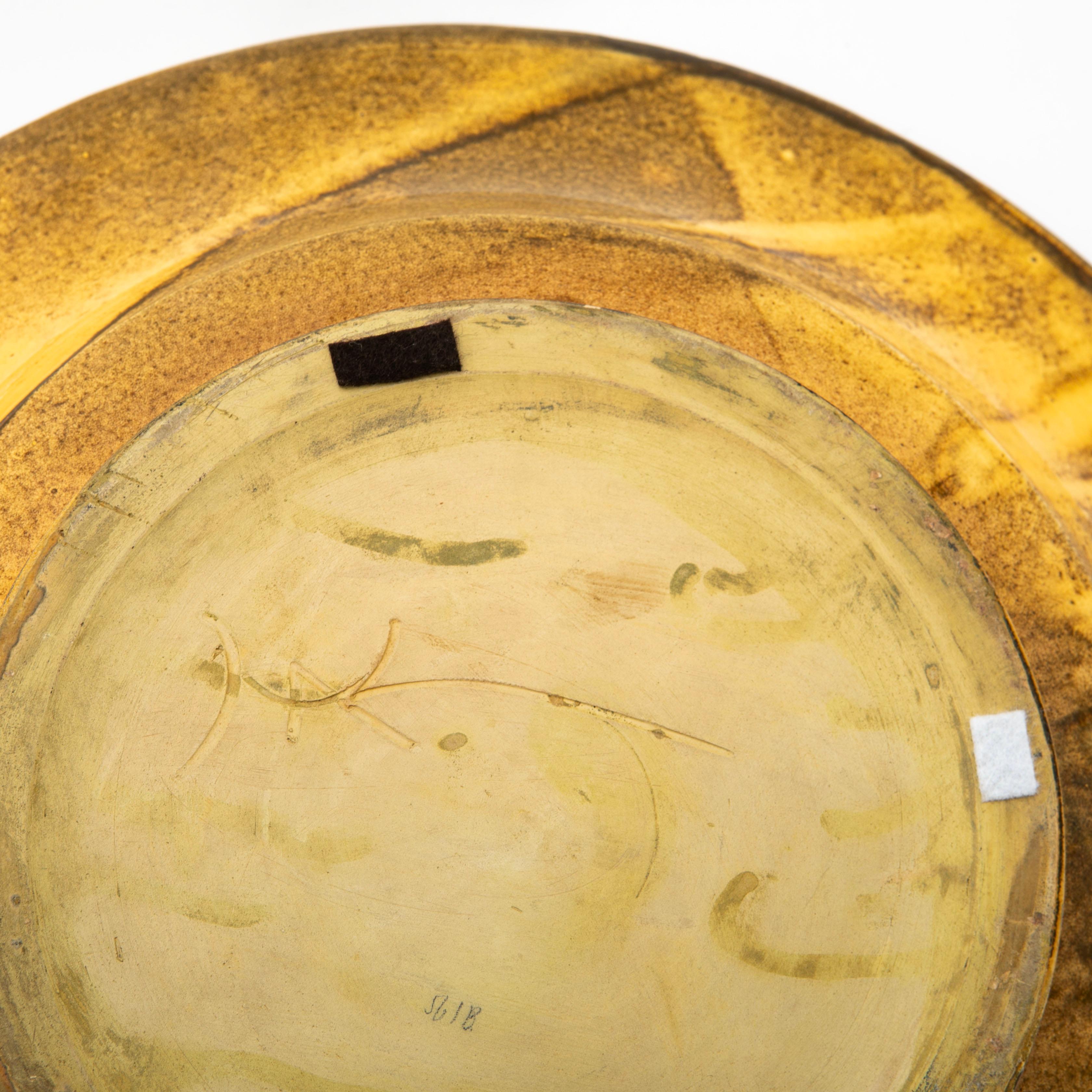 20th Century Kähler Large Dish in Glazed Stoneware