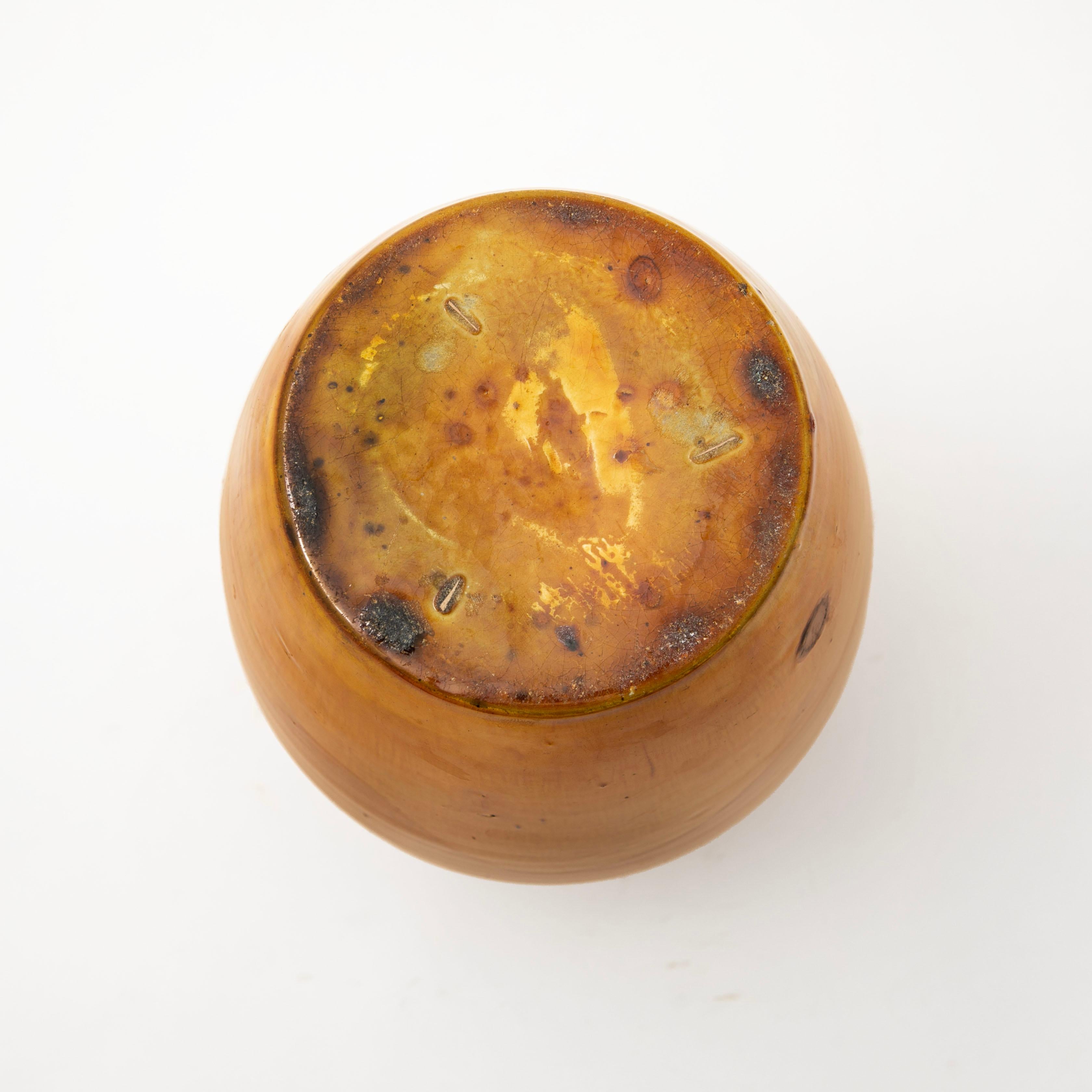 Kähler Stoneware Vase - Sun-Yellow Glaze 4