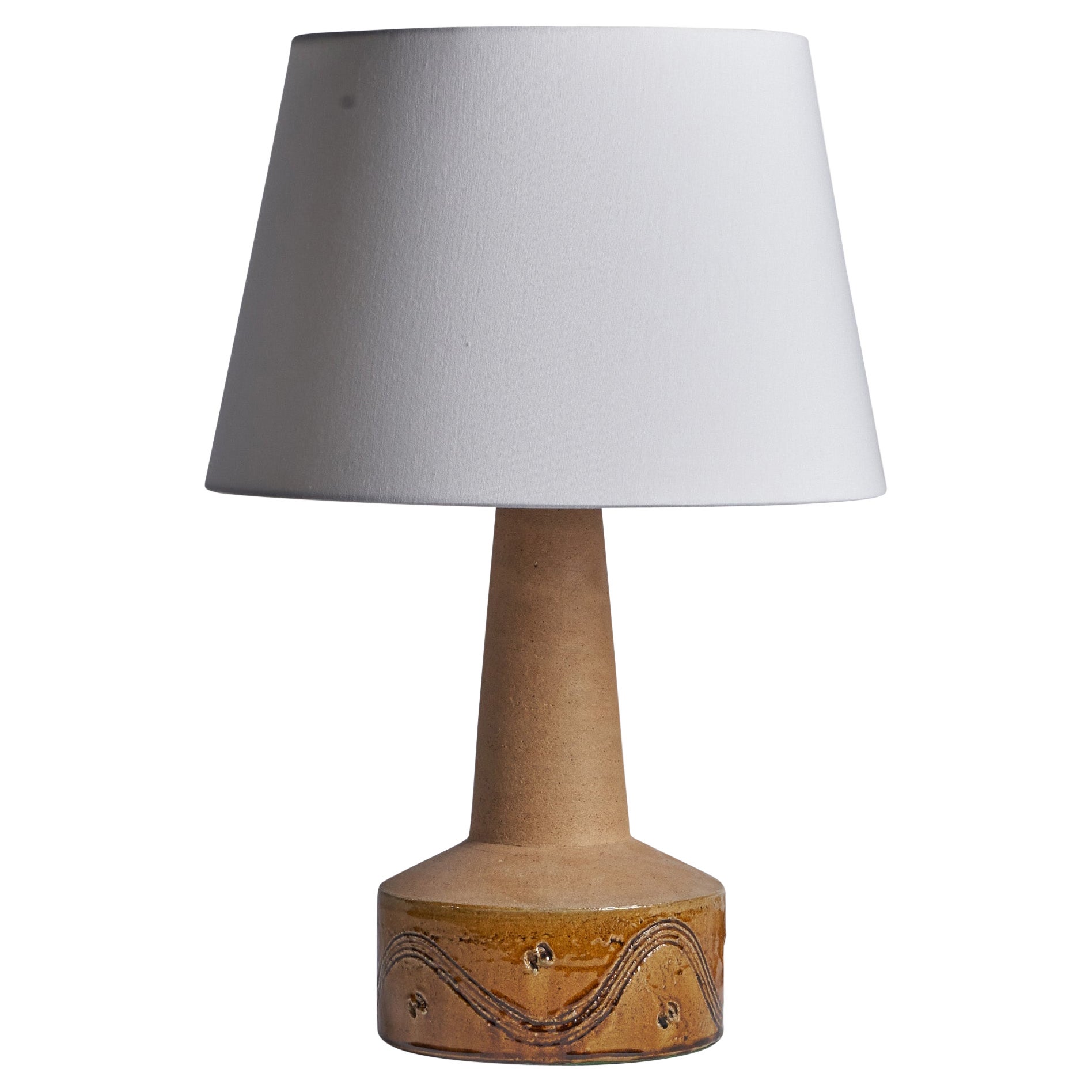 Kähler, Lámpara de mesa, Cerámica, Dinamarca, Década de 1940