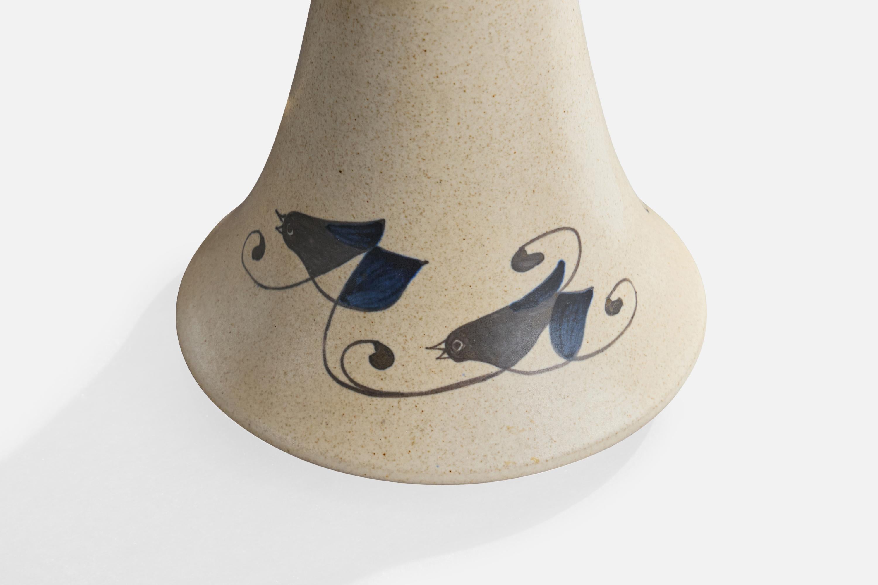 Mid-20th Century Kähler, Table Lamp, Ceramic, Denmark, 1950s For Sale
