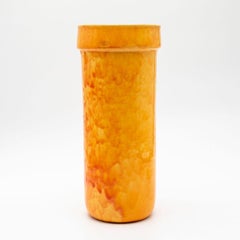 Jarrón de cerámica esmaltada de uranio Kähler, Dinamarca, circa 1920-30, firmado HAK