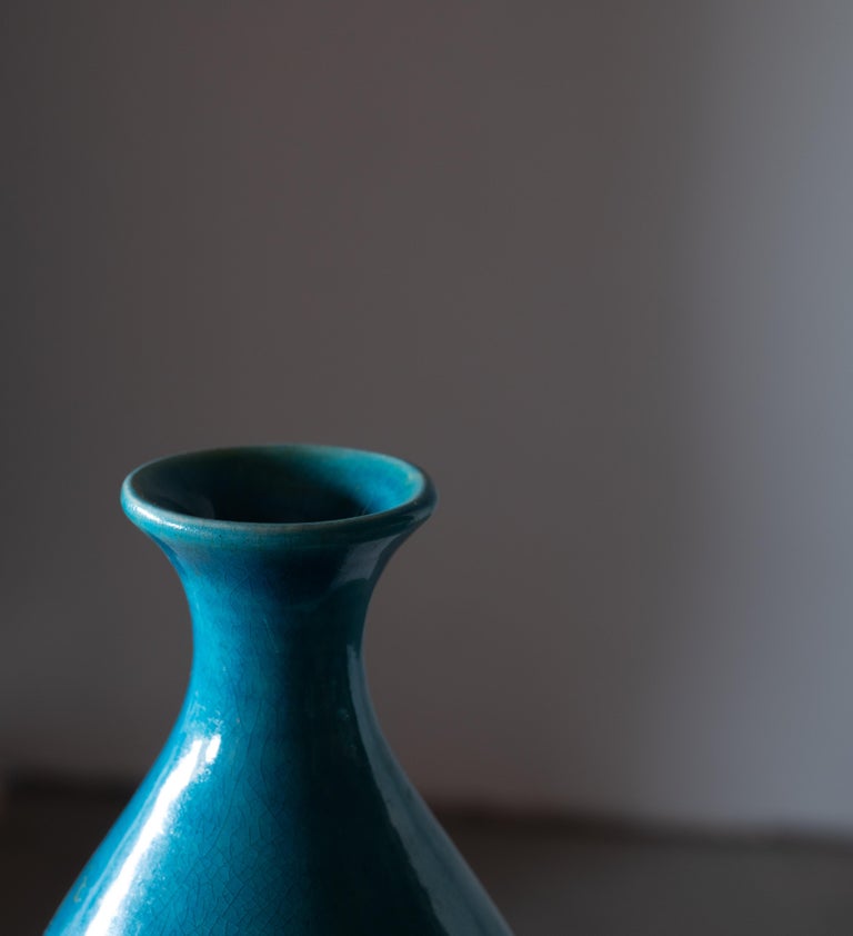 A vase. Designed and produced by Kähler. Signed HAK. Stamped 