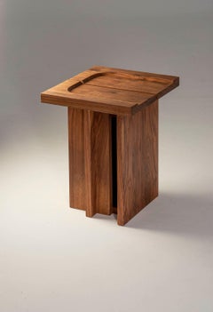 Sgabello Wood Wood Brown Contemporaneo Kahn by Sanna Völker