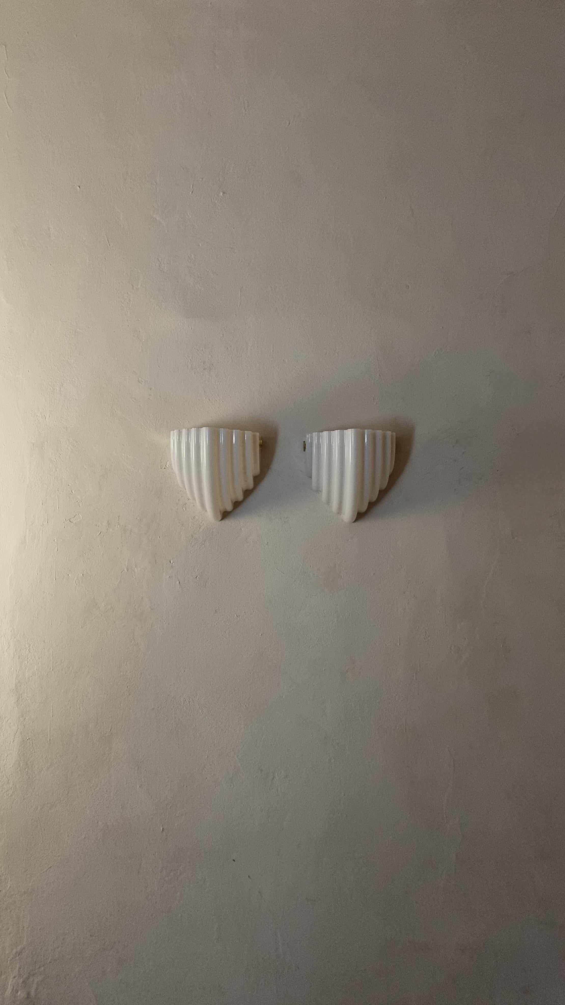 Kai 2 wall sconces designed by Kazuhide Takahama for Sirrah 1980s In Good Condition For Sale In Arezzo, Italy
