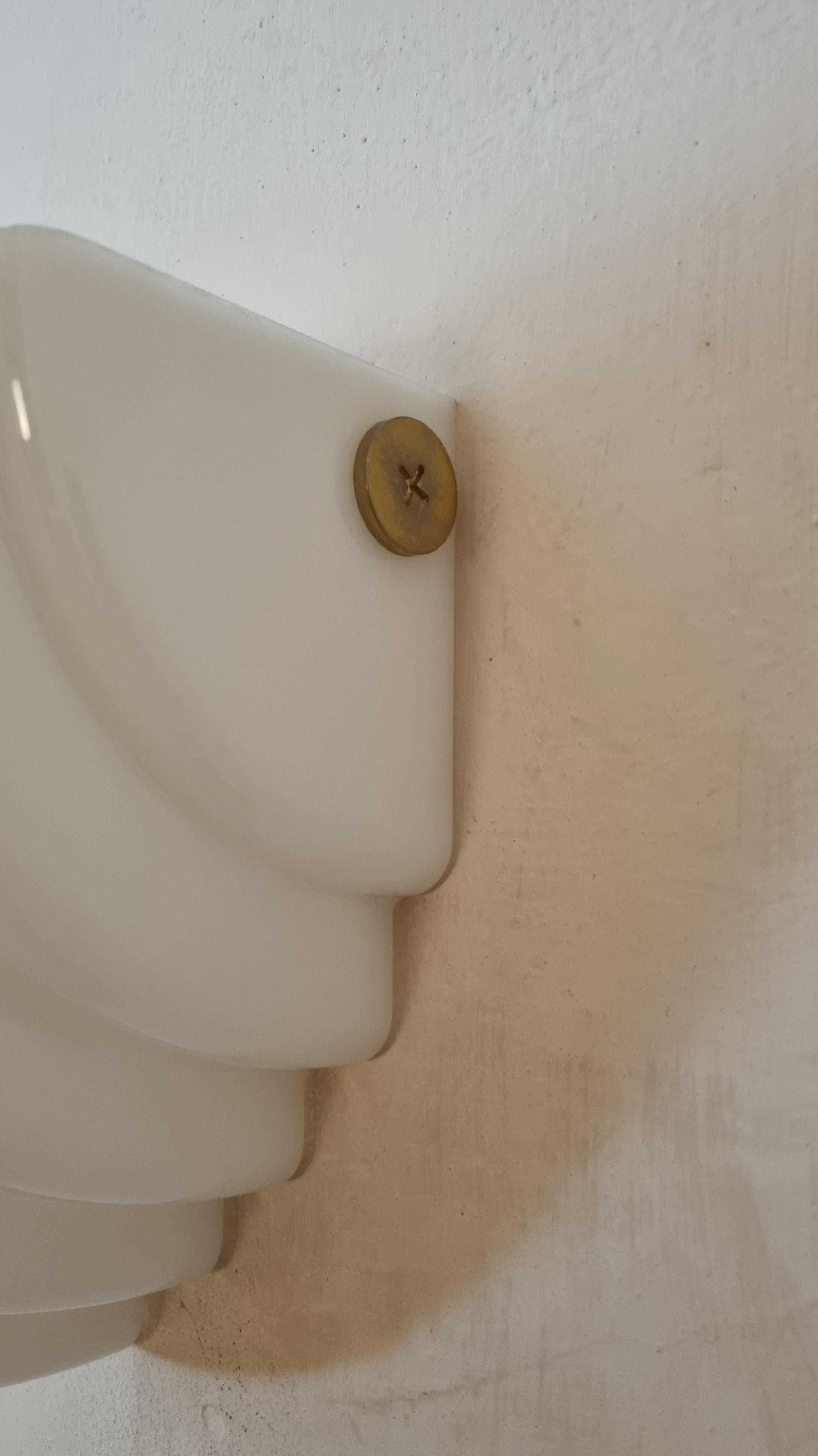 Metal Kai 2 wall sconces designed by Kazuhide Takahama for Sirrah 1980s For Sale