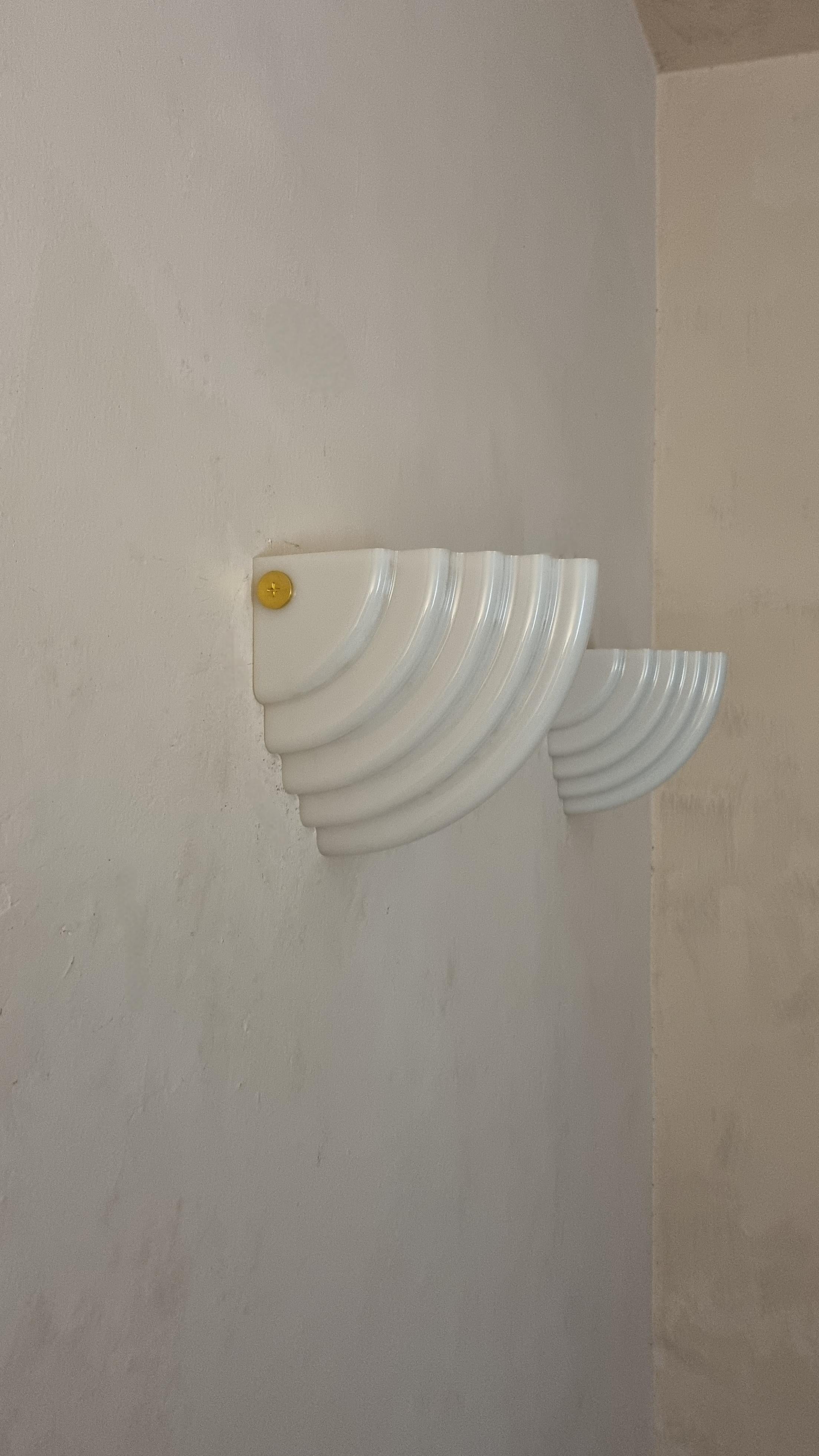 Kai 2 wall sconces designed by Kazuhide Takahama for Sirrah 1980s For Sale 1