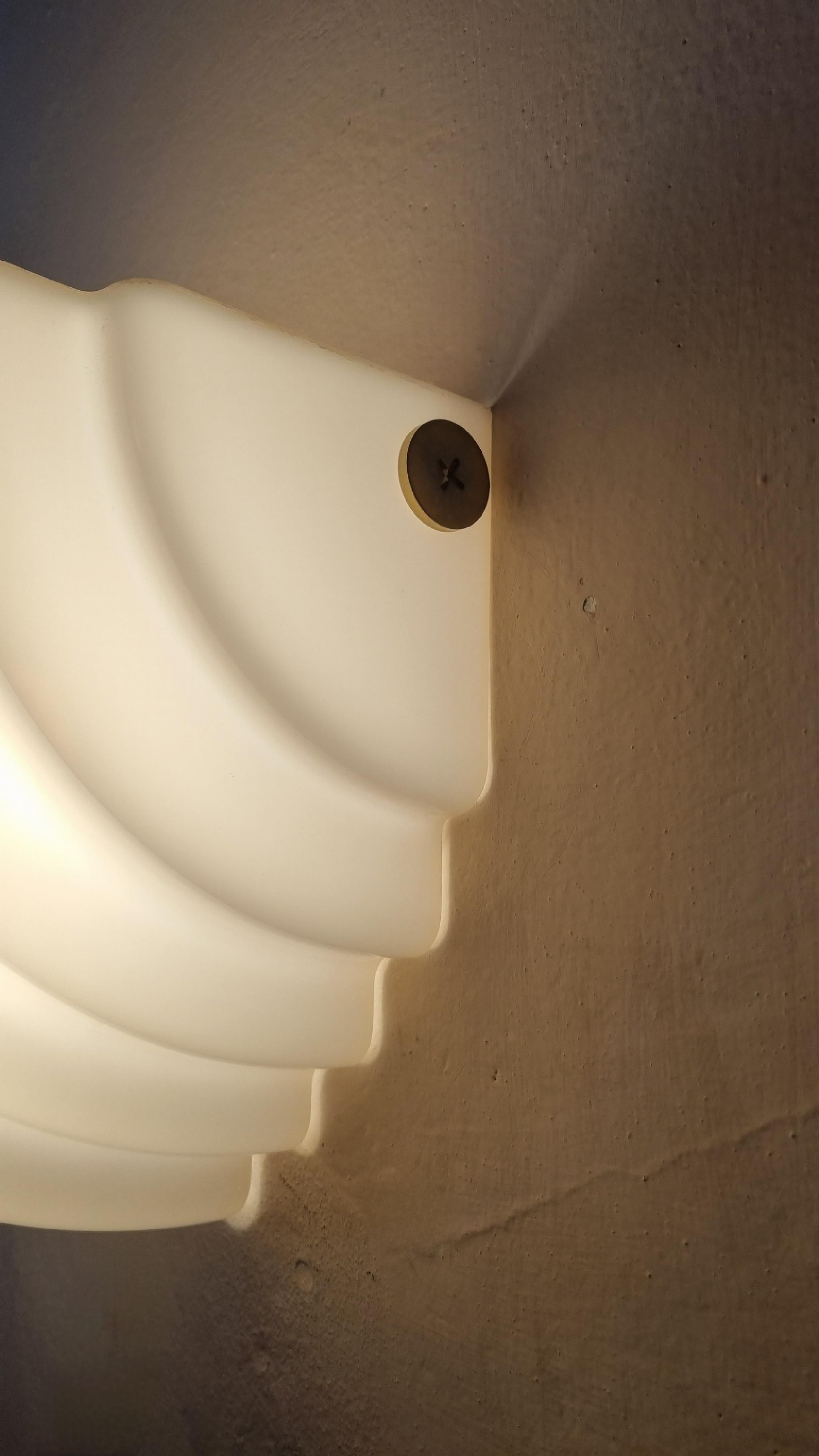 Kai 2 wall sconces designed by Kazuhide Takahama for Sirrah 1980s For Sale 2