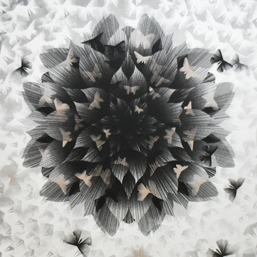 Just An Illusion 2 (Silver Artist Proof) - Contemporary Print by Kai and Sunny