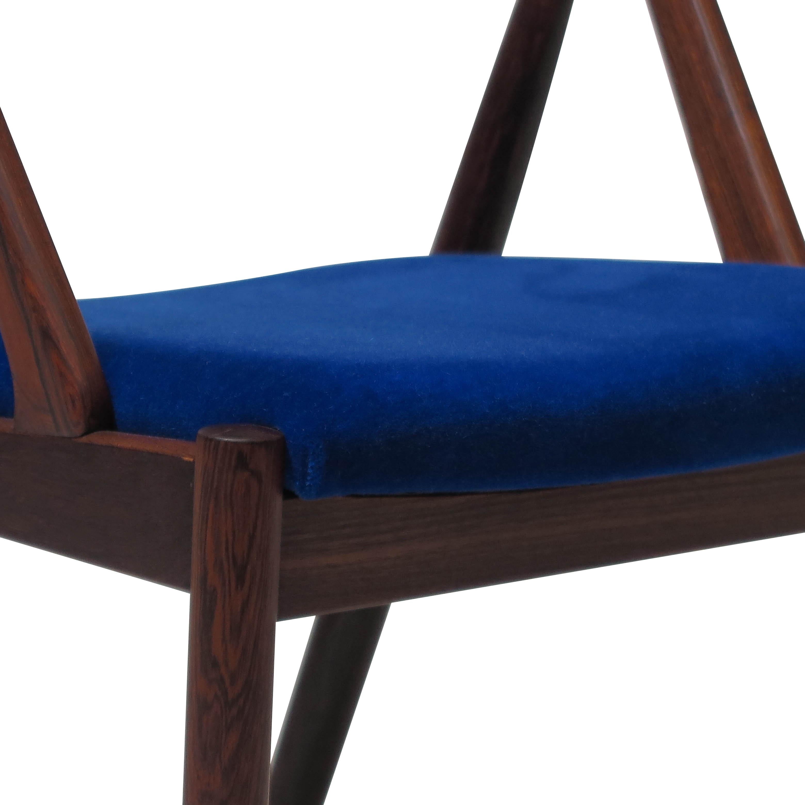 cobalt blue dining chairs