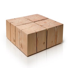 Kai Cube Coffee Table Set in Natural Douglas Fir by Autonomous Furniture