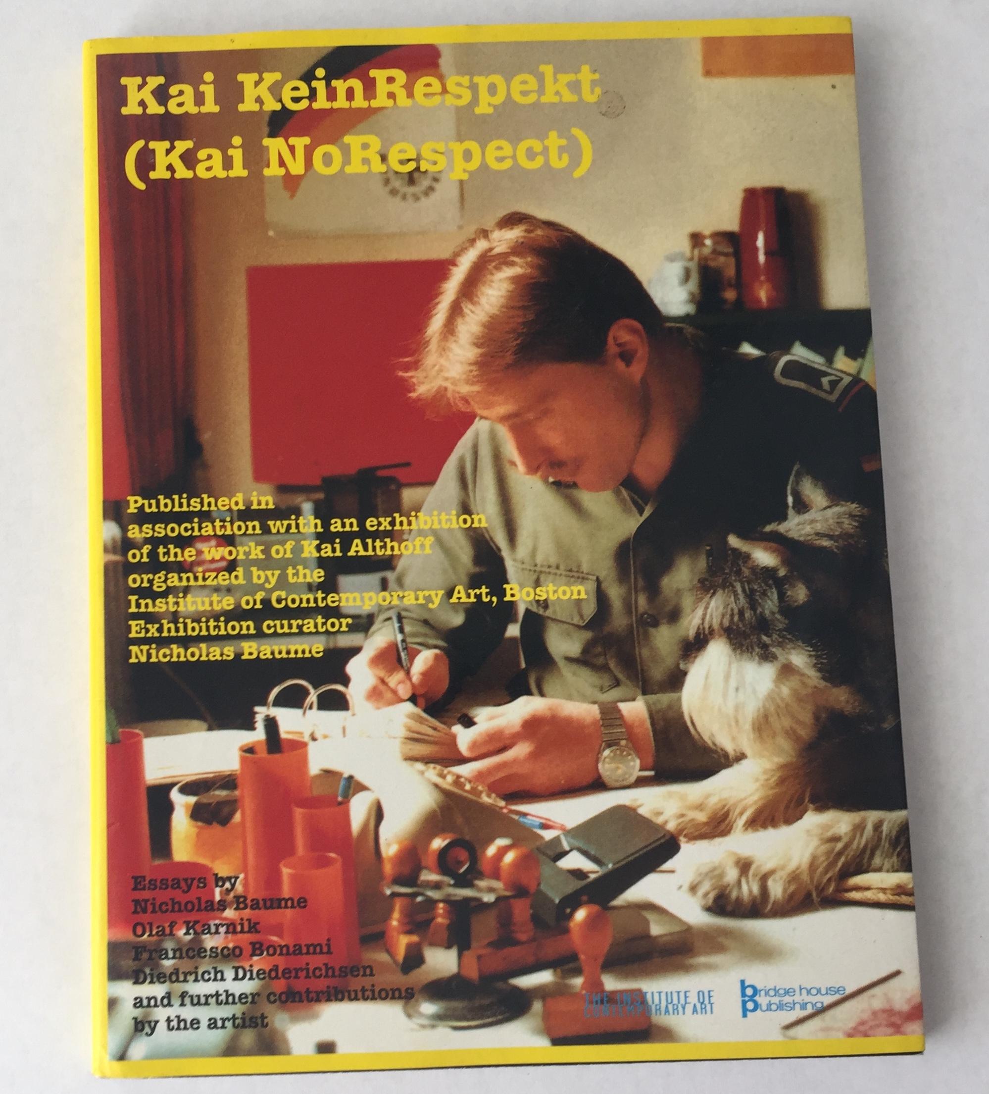 20th Century Kai Kein Respekt 'Kai no Respect' by Kai Althoff For Sale