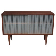 Kai Kristainsen Rosewood Cabinet with Glass Doors