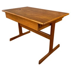 Kai Kristensen Teak Side Table w/Drawer Danish Modern