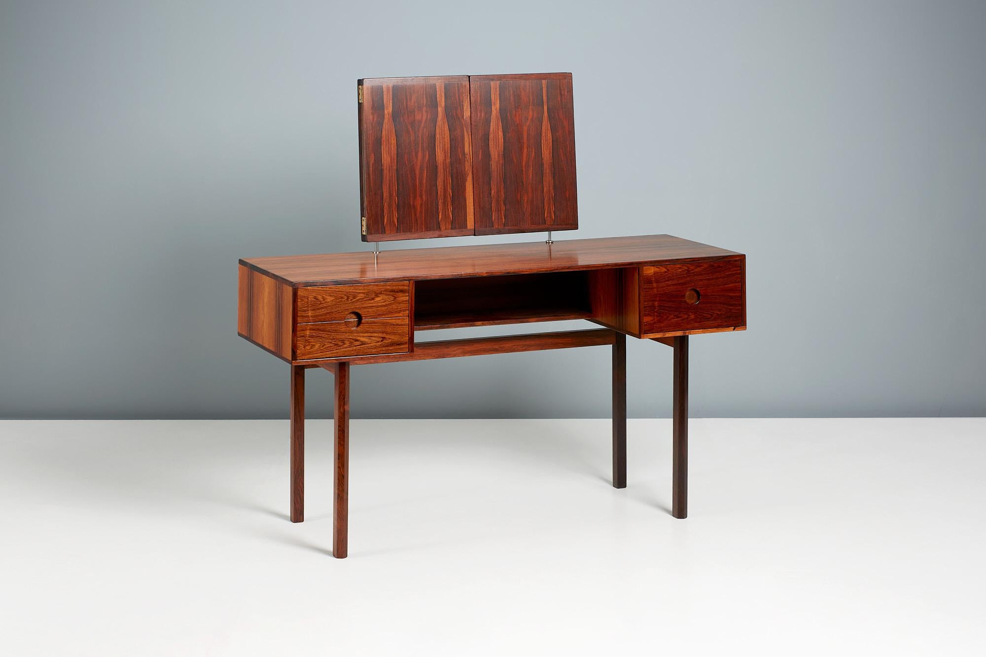 Kai Kristiansen 1950s Rosewood Dressing Table In Excellent Condition In London, GB