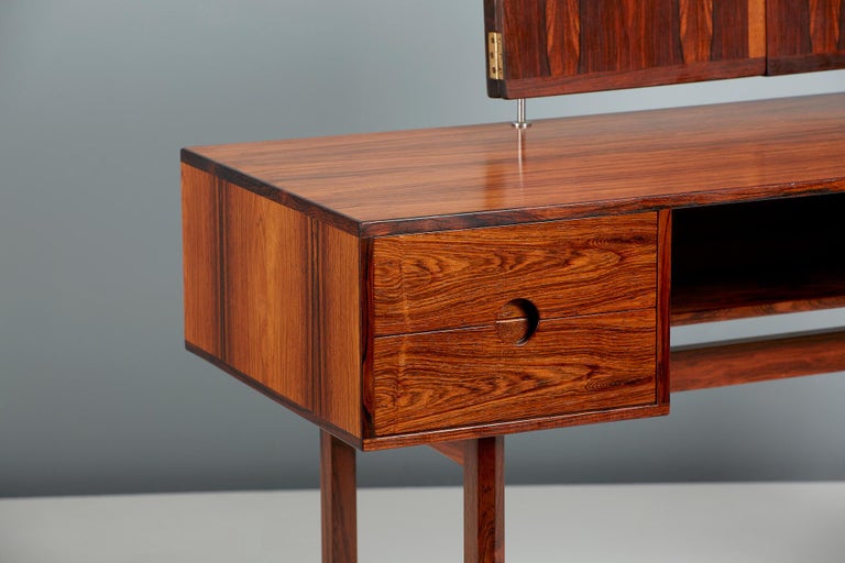 Mid-20th Century Kai Kristiansen 1950s Rosewood Dressing Table For Sale