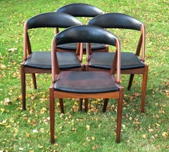 Kai Kristiansen # 31 Dining Chairs In Teak. Set Of 8.