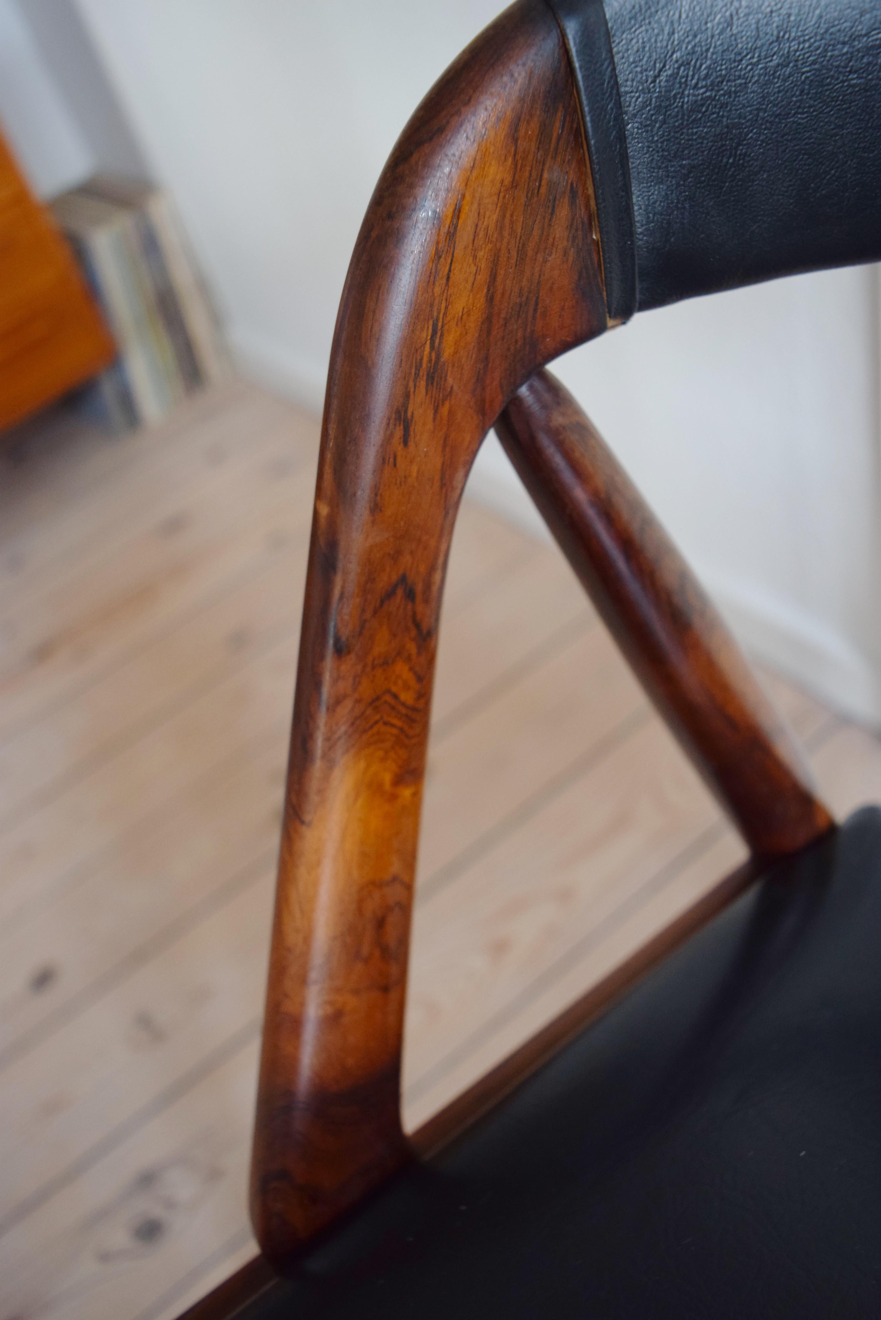 Kai Kristiansen #31 Midcentury Rosewood Dining Chair For Sale 3
