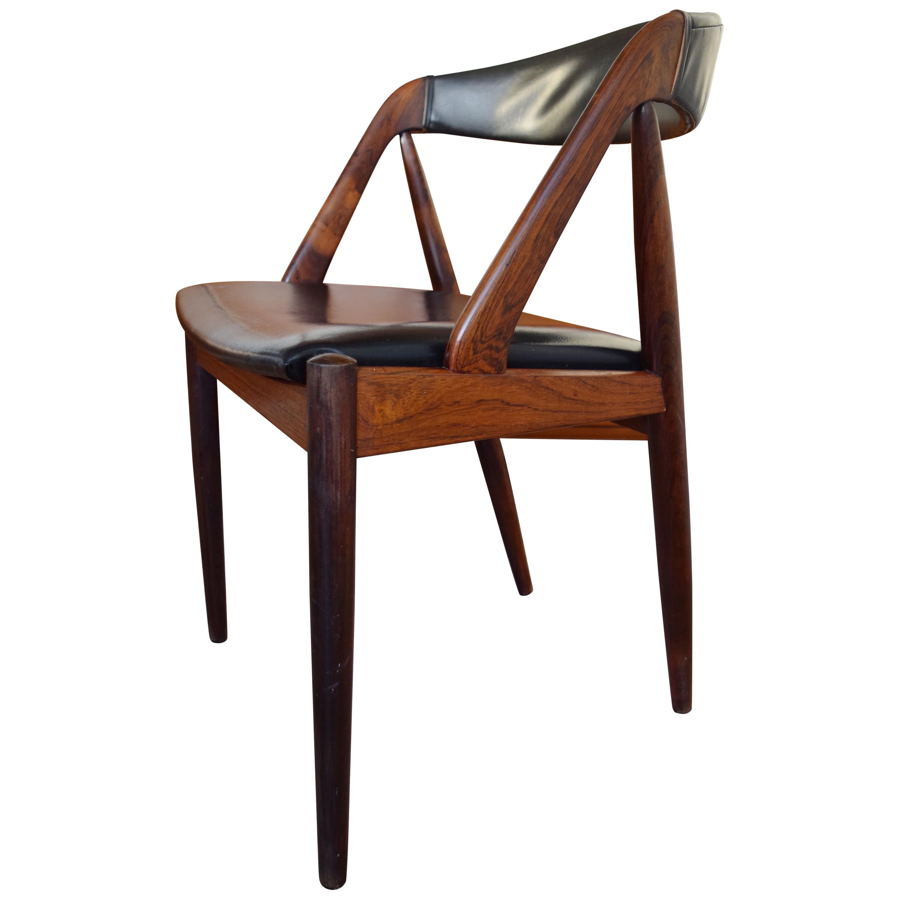 Kai Kristiansen #31 Midcentury Rosewood Dining Chair For Sale
