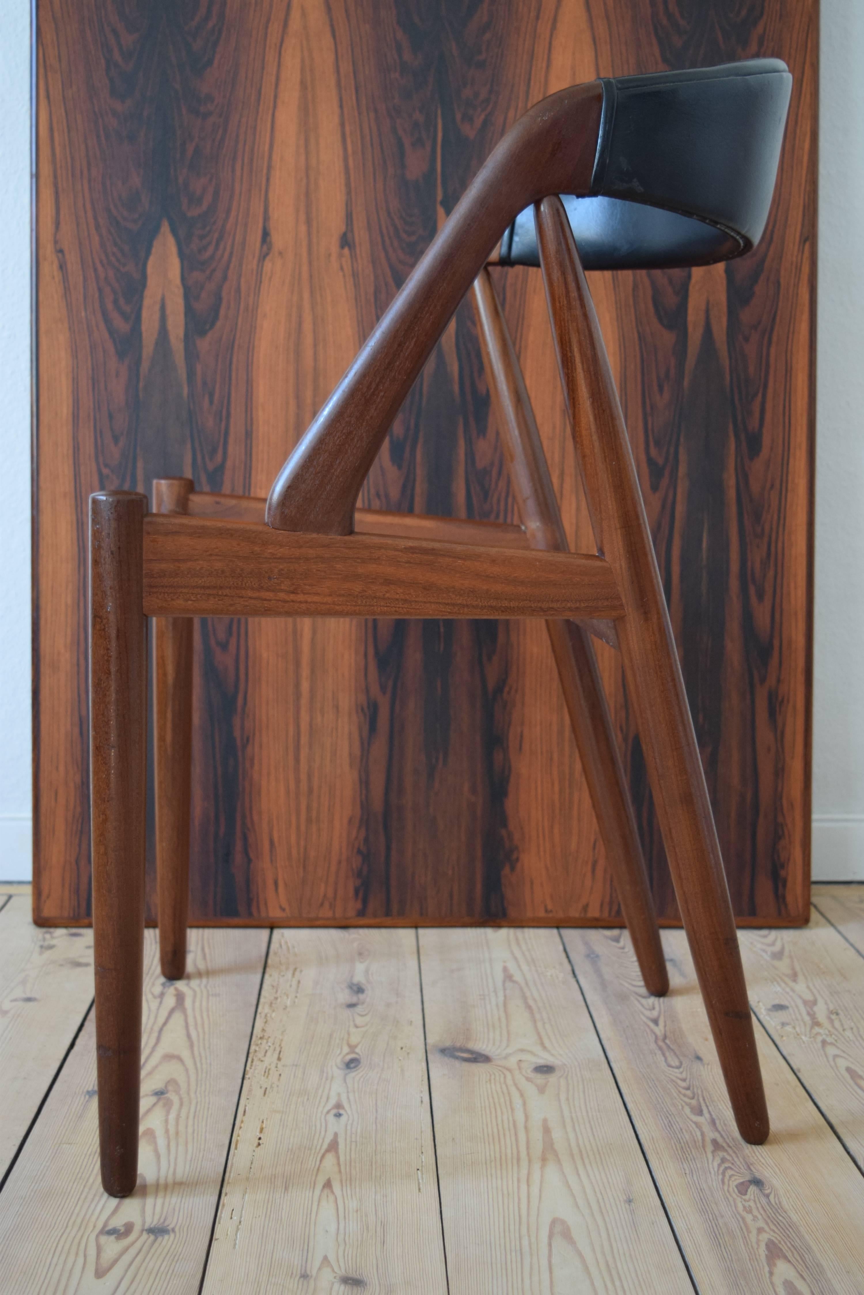 Mid-Century Modern Kai Kristiansen #31 Midcentury Teak Dining Chairs