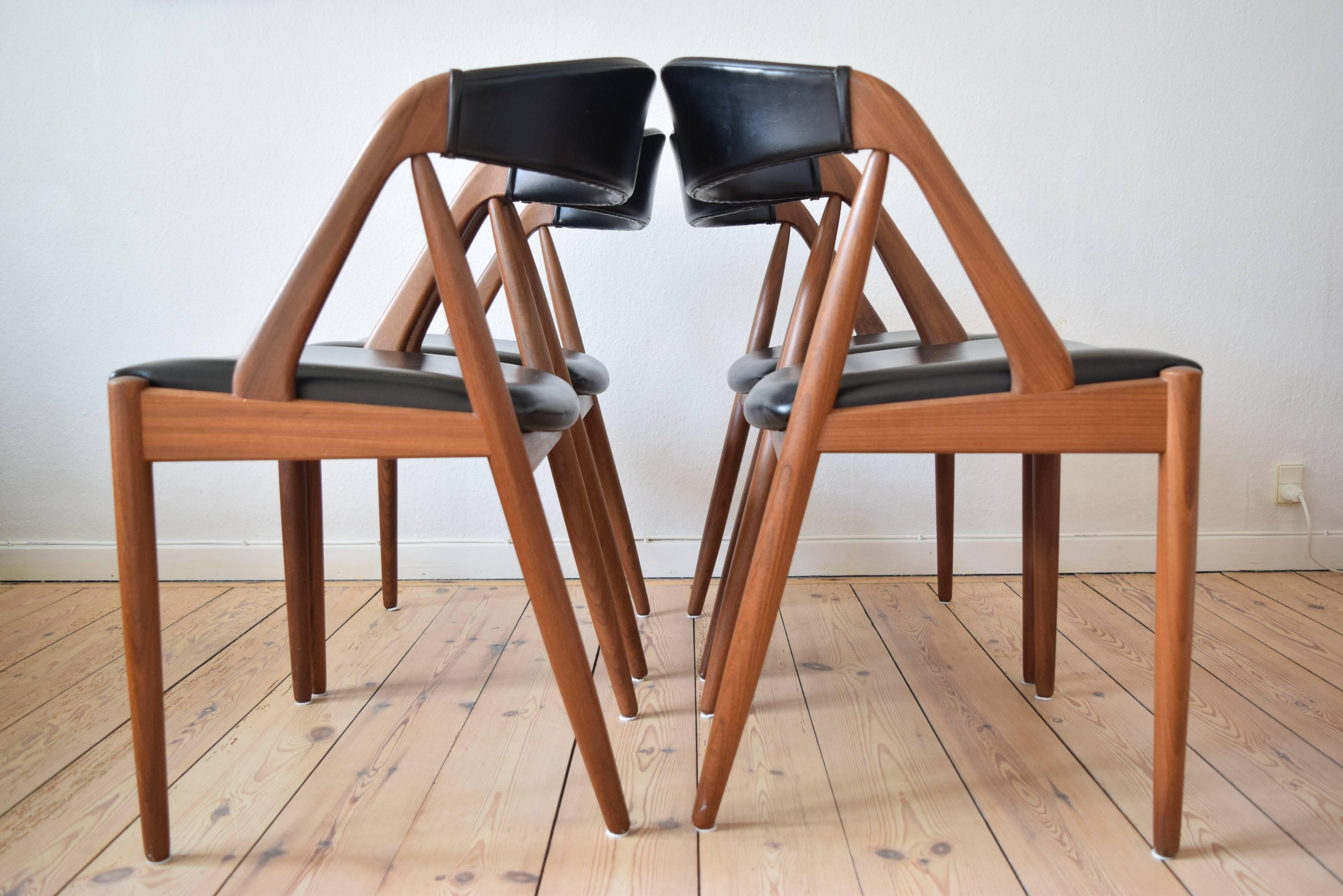 Mid-20th Century Kai Kristiansen #31 Teak Dining Chairs, 1960s