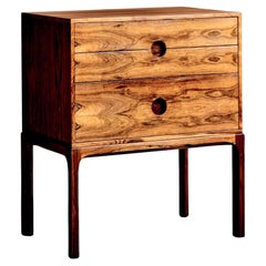 Kai Kristiansen 386 Comodino o tavolino in teak per Aksel Kjersgaard in palissandro