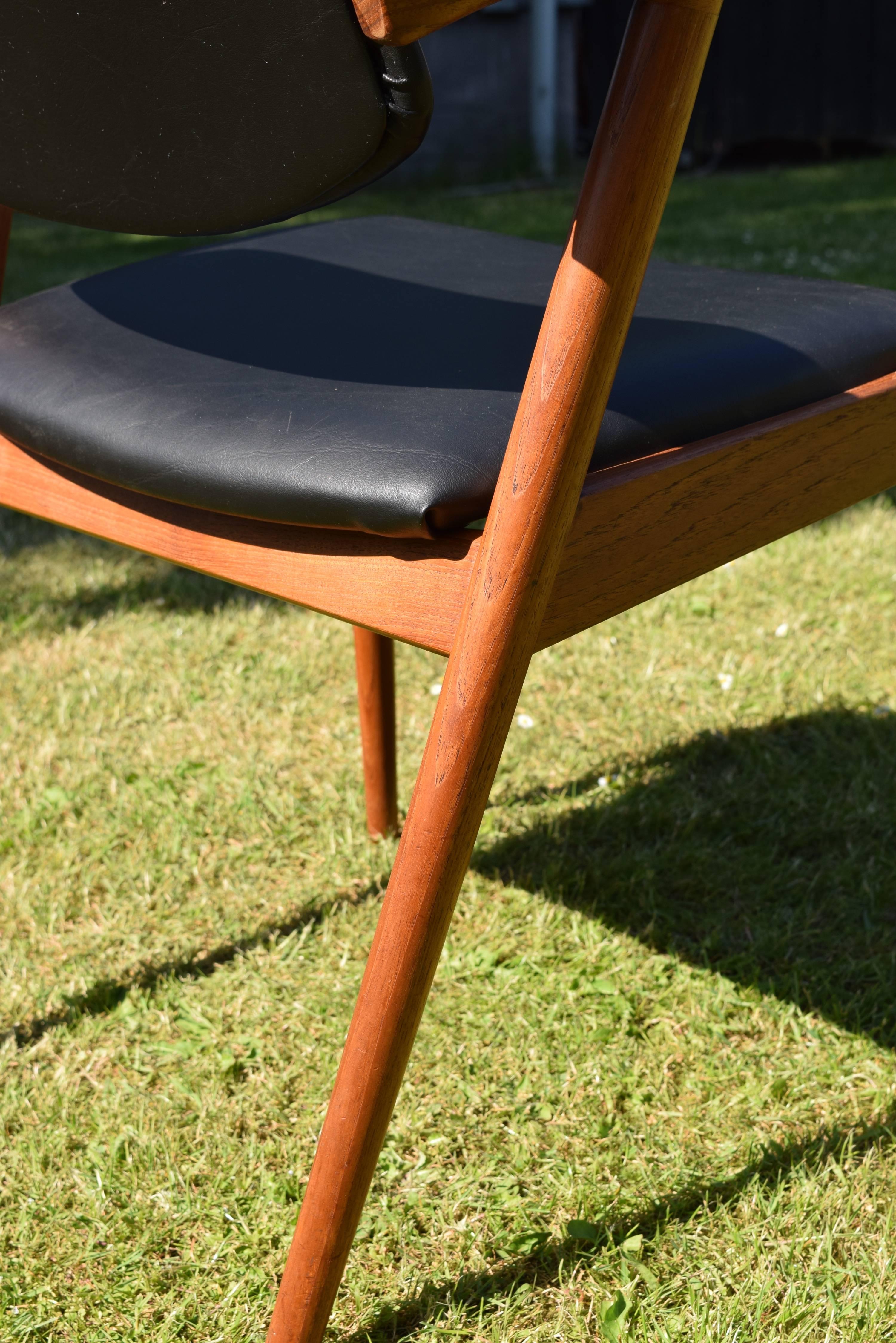 Kai Kristiansen #42 Teak Dining Chair For Sale 5