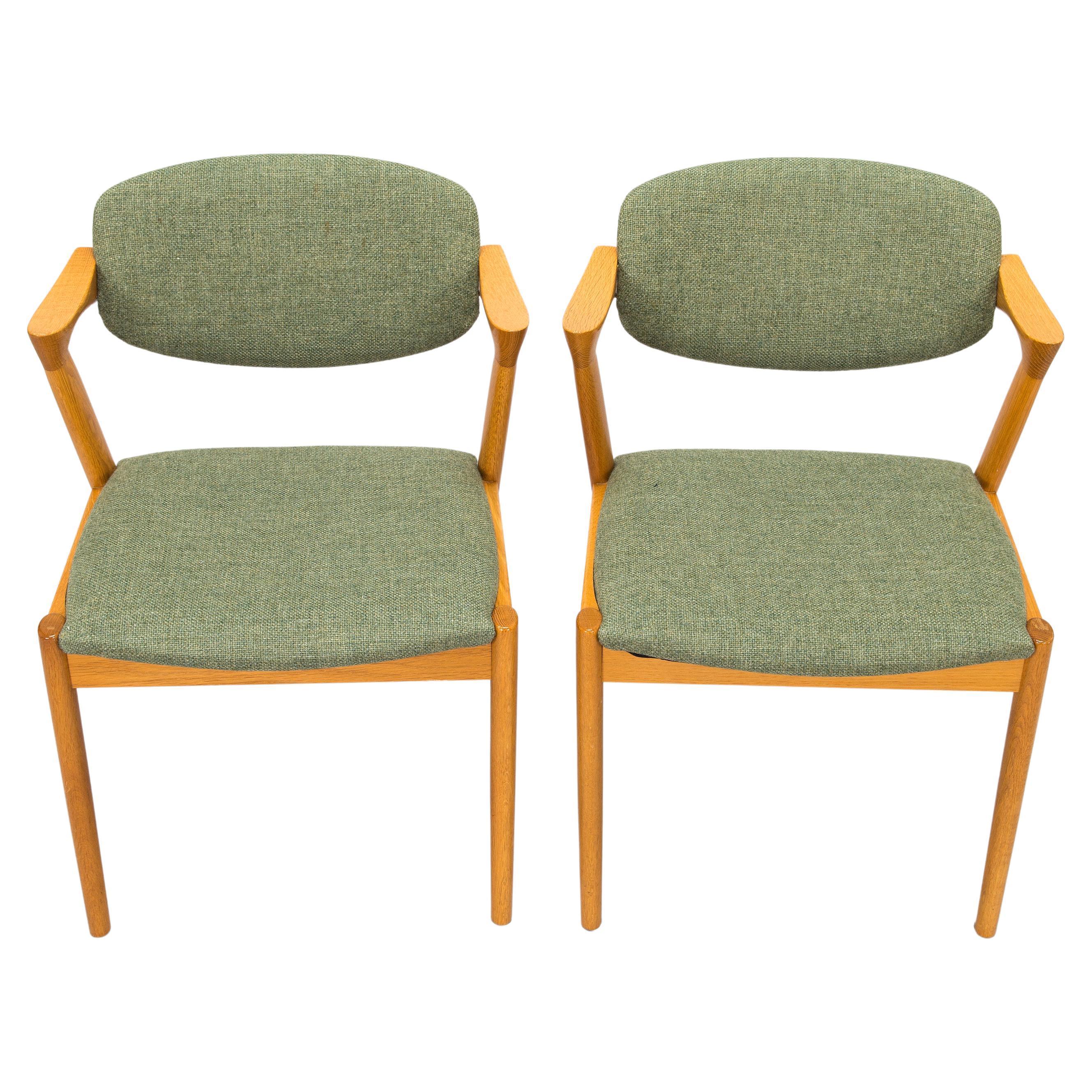 Kai Kristiansen, ein Satz von vier „Z-Sesseln“-Stühlen, Dänemark, 1960er Jahre (Dänisch) im Angebot