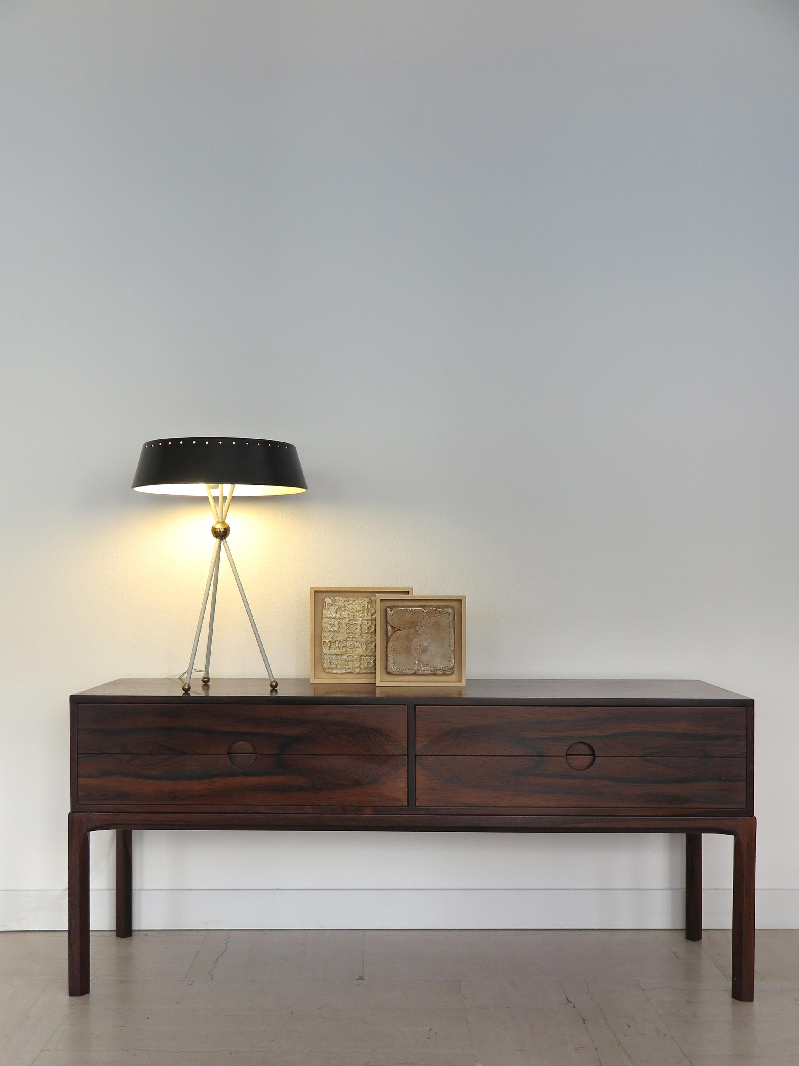 Mid-Century Modern Kai Kristiansen Aksel Kjersgaard Wood Chest of Drawer Sideboard 394 Model, 1960s