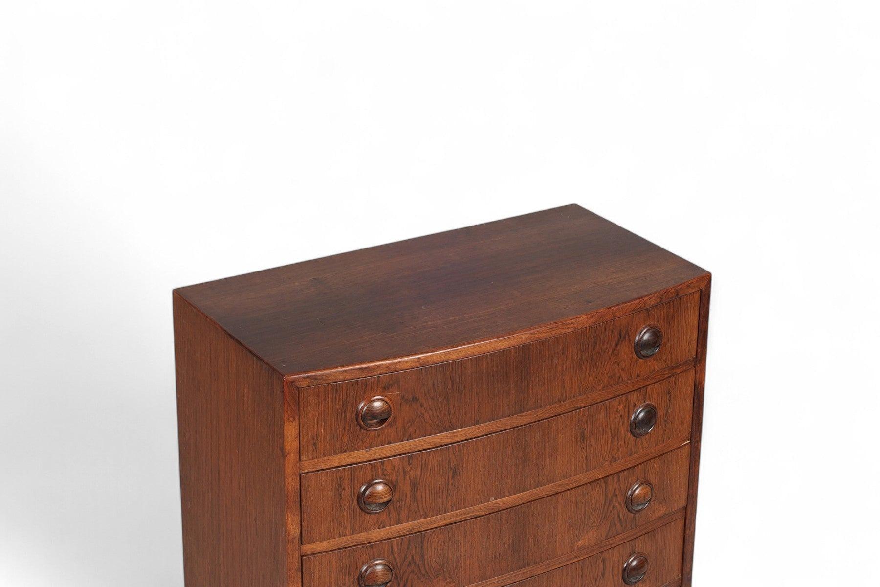 Kai Kristiansen Cassapanca in legno di palissandro con arco In condizioni buone in vendita a Berkeley, CA