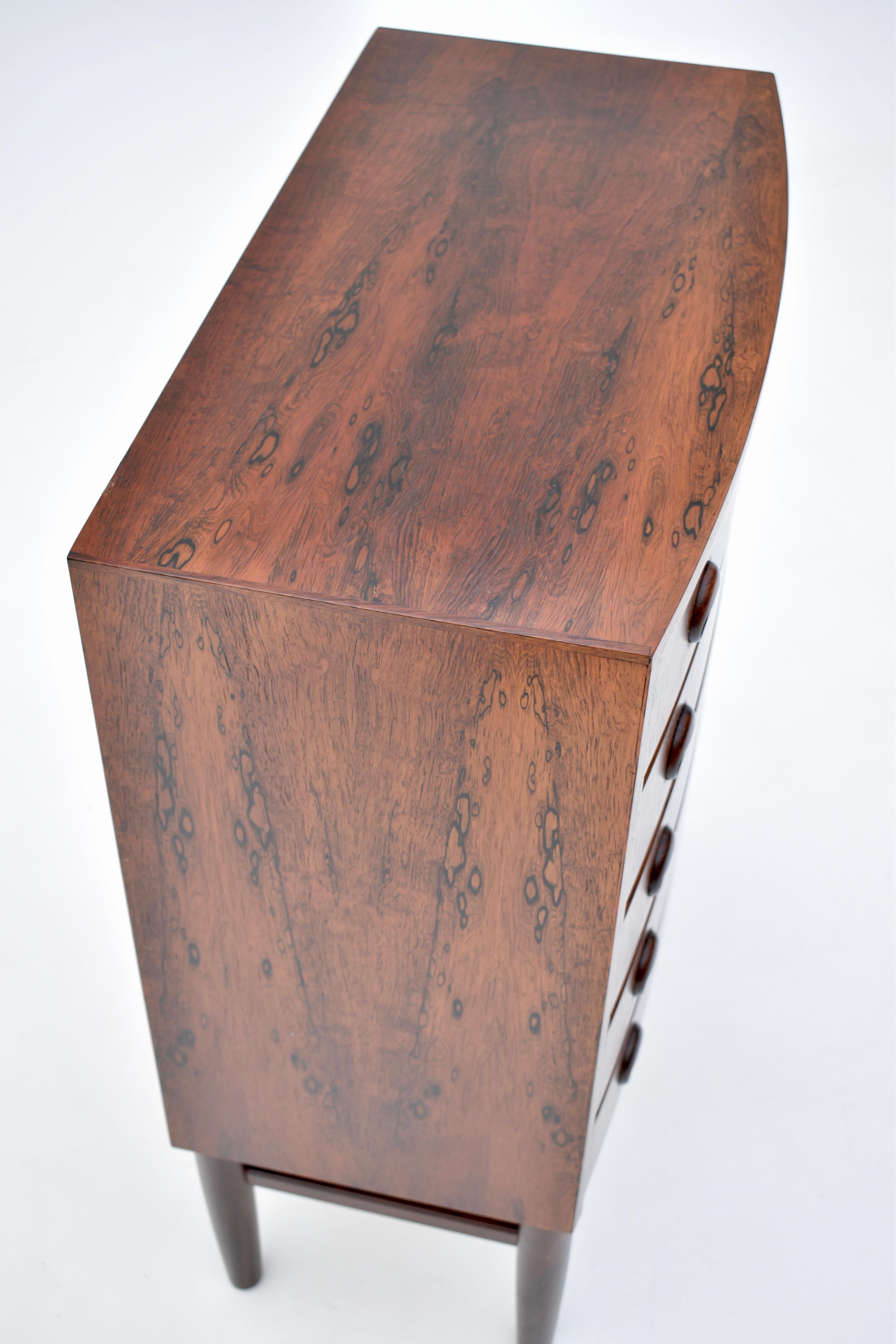 Kai Kristiansen Bow Fronted Chest of Drawers 2