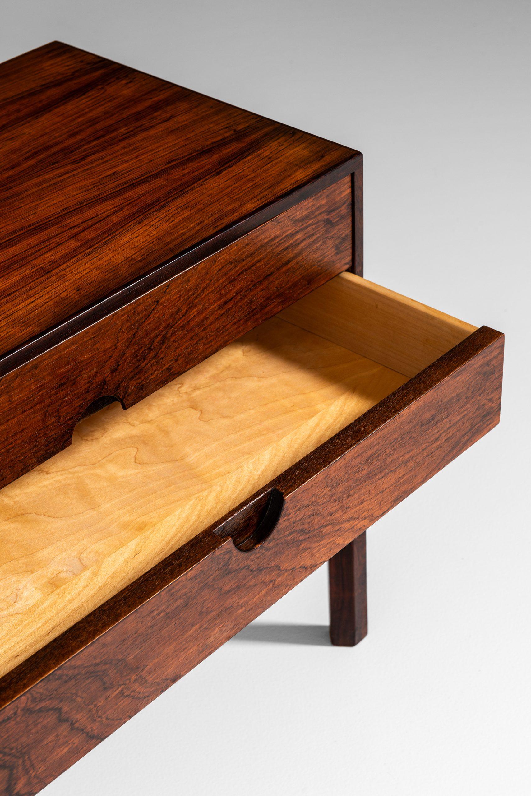 Rosewood Kai Kristiansen Bureau / Side Table Model 384 by Aksel Kjersgaard in Denmark