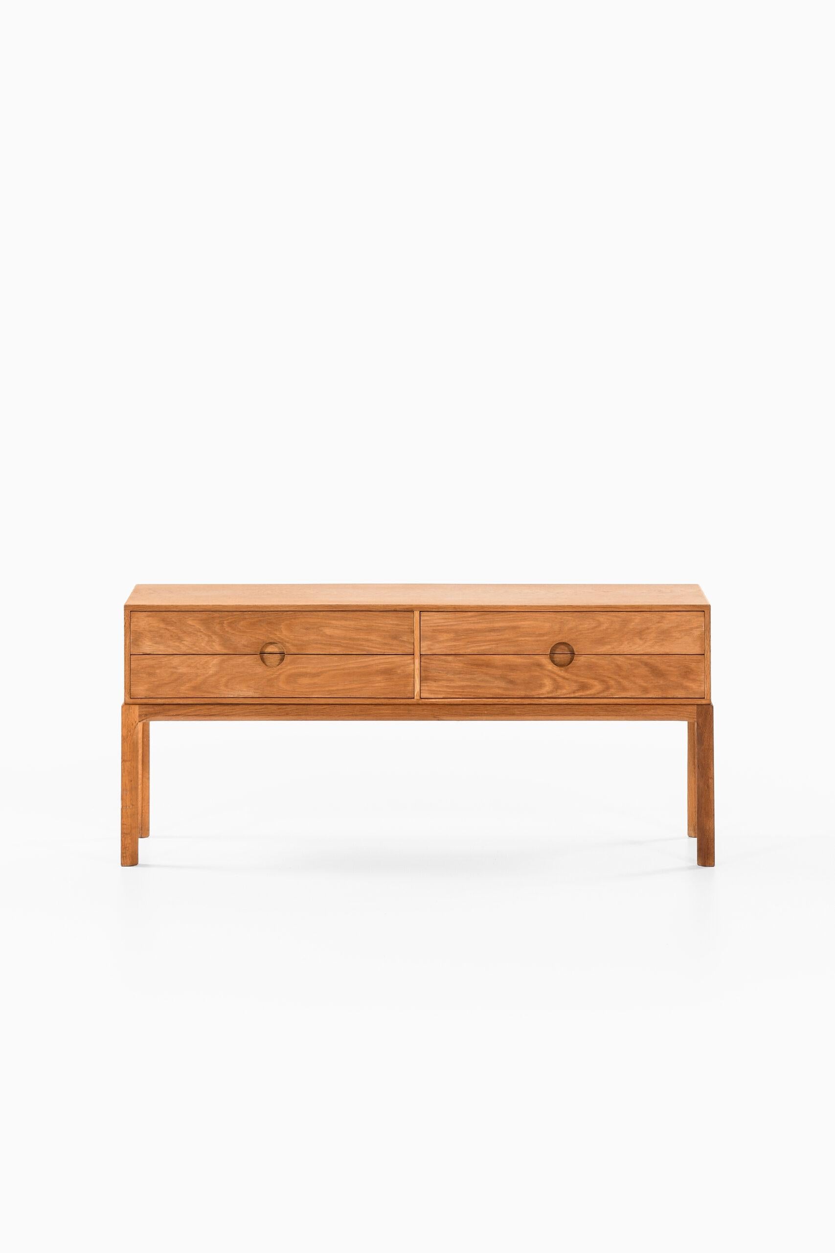 Oak Kai Kristiansen Bureau / Side Table Model 394 by Aksel Kjersgaard in Denmark For Sale