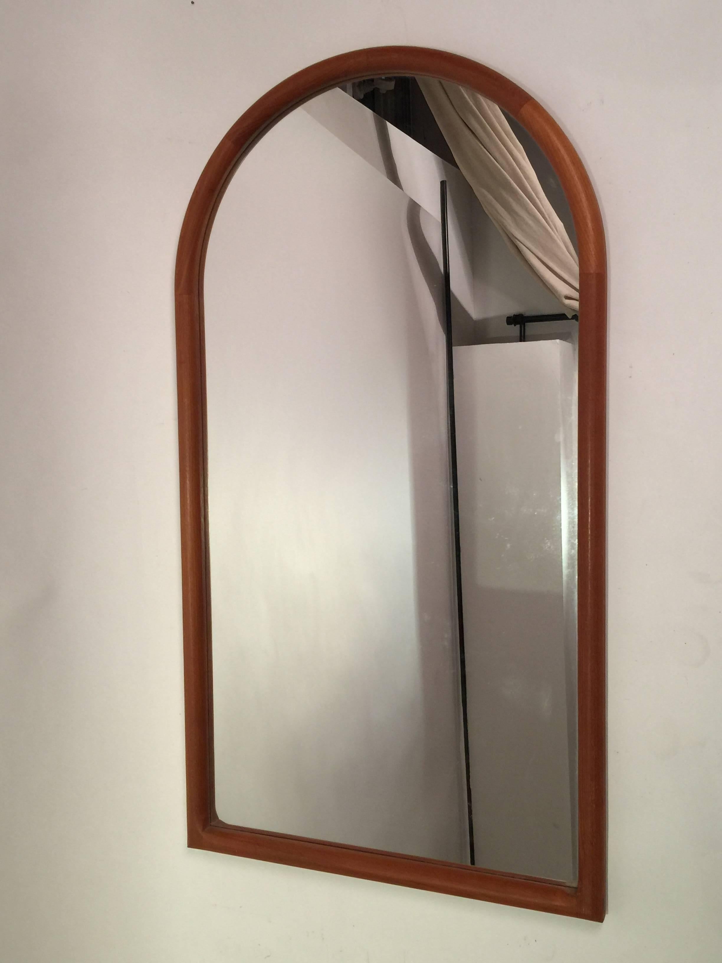 curved top mirror