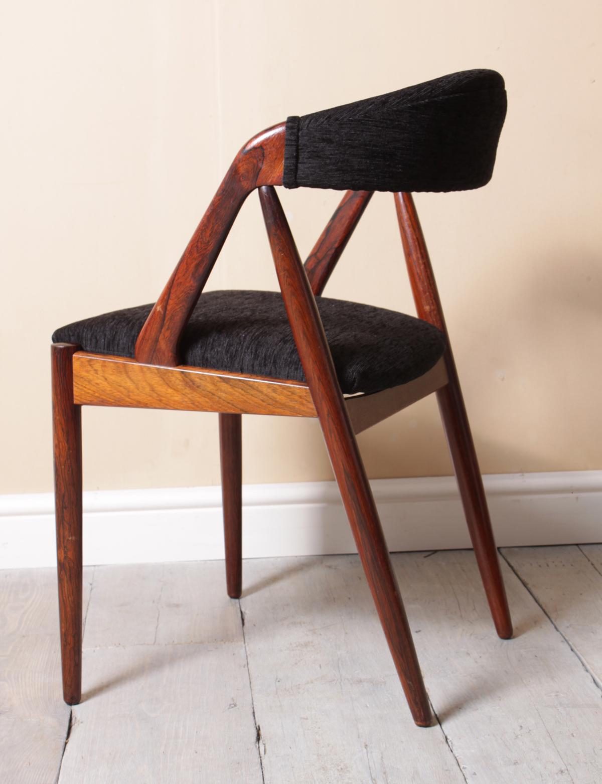 Rosewood Kai Kristiansen Chairs Model 31 For Sale