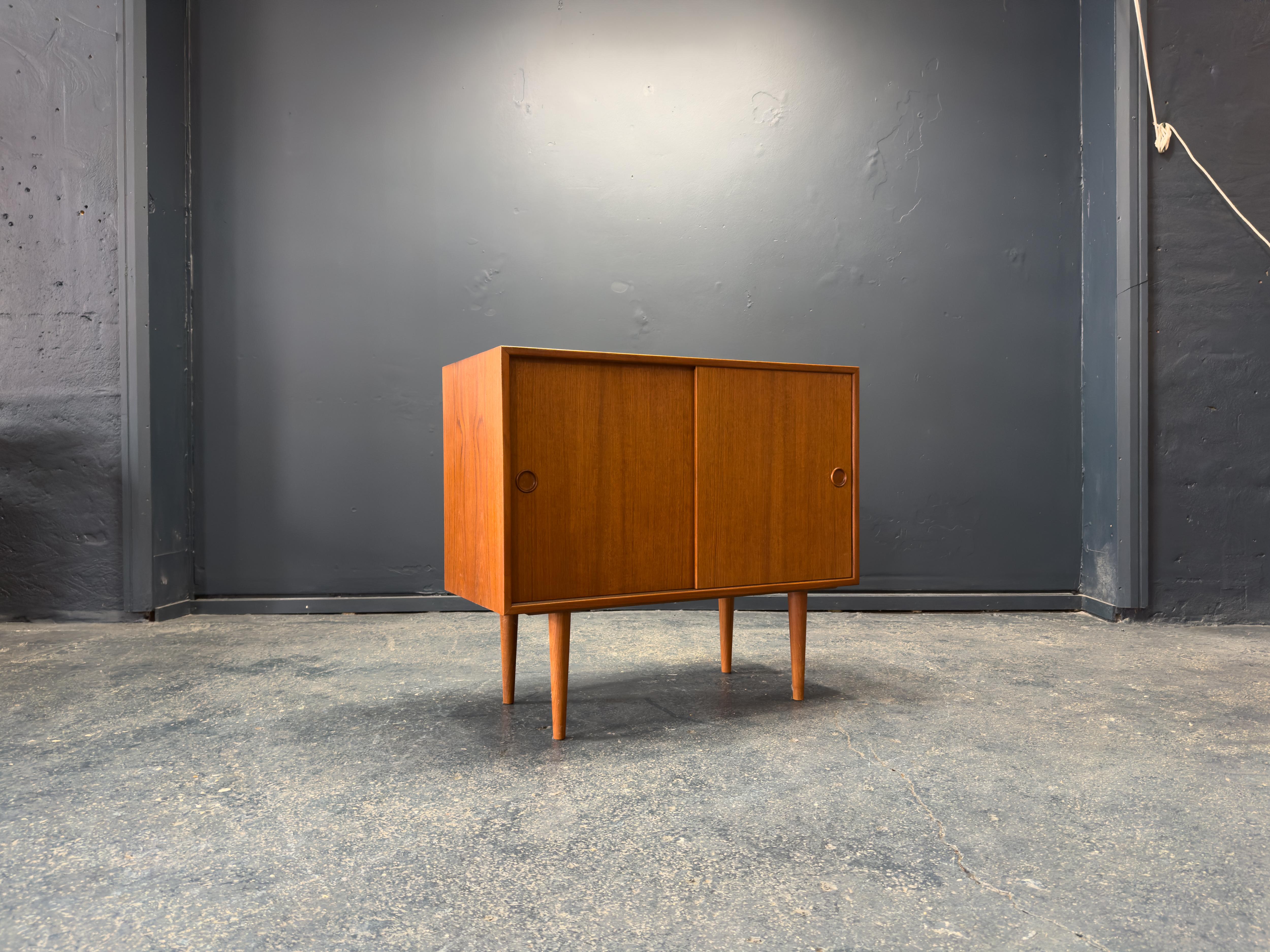 Mid-Century Modern Kai Kristiansen Compact Teak Sideboard For Sale