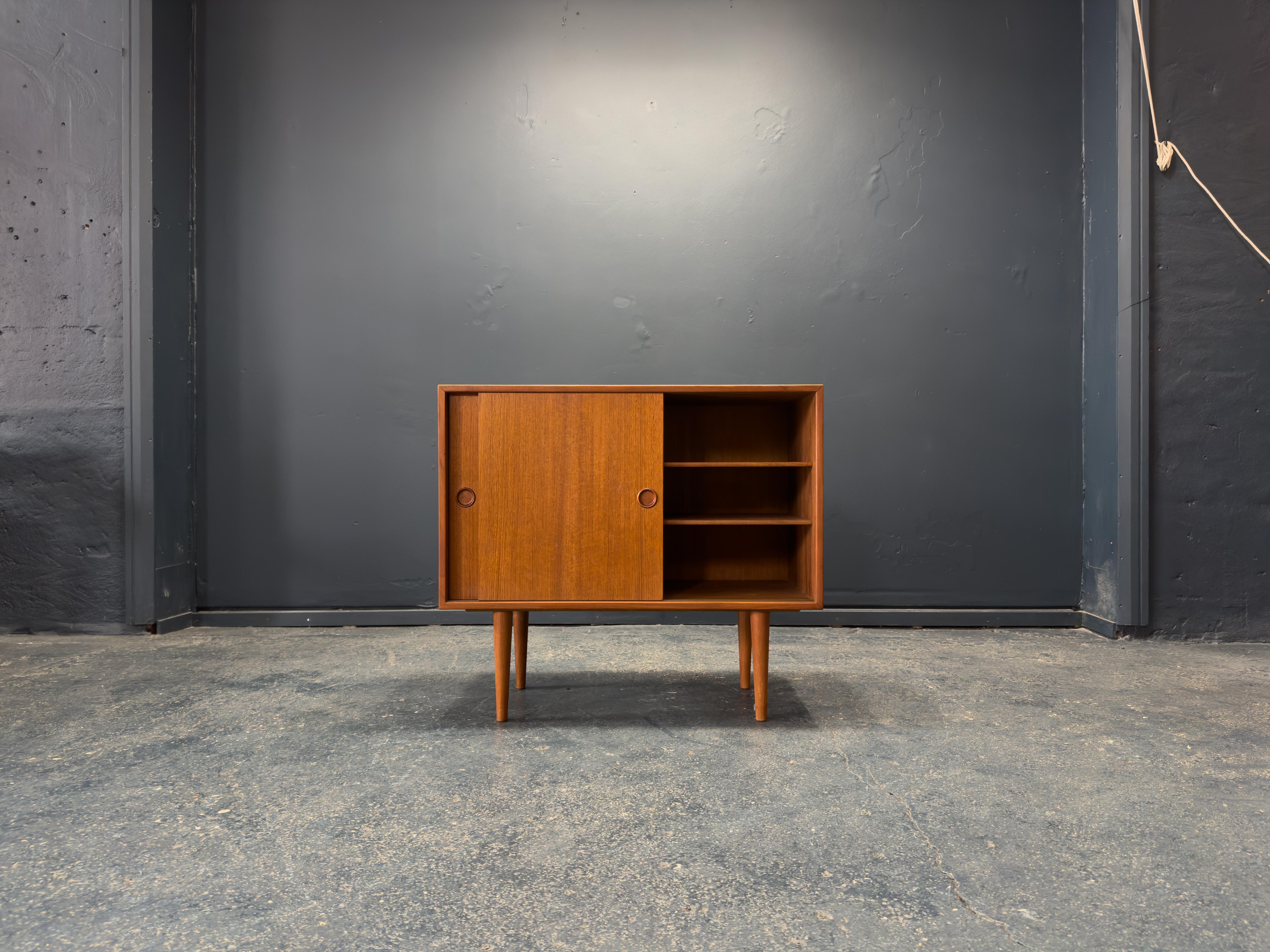 Danish Kai Kristiansen Compact Teak Sideboard For Sale