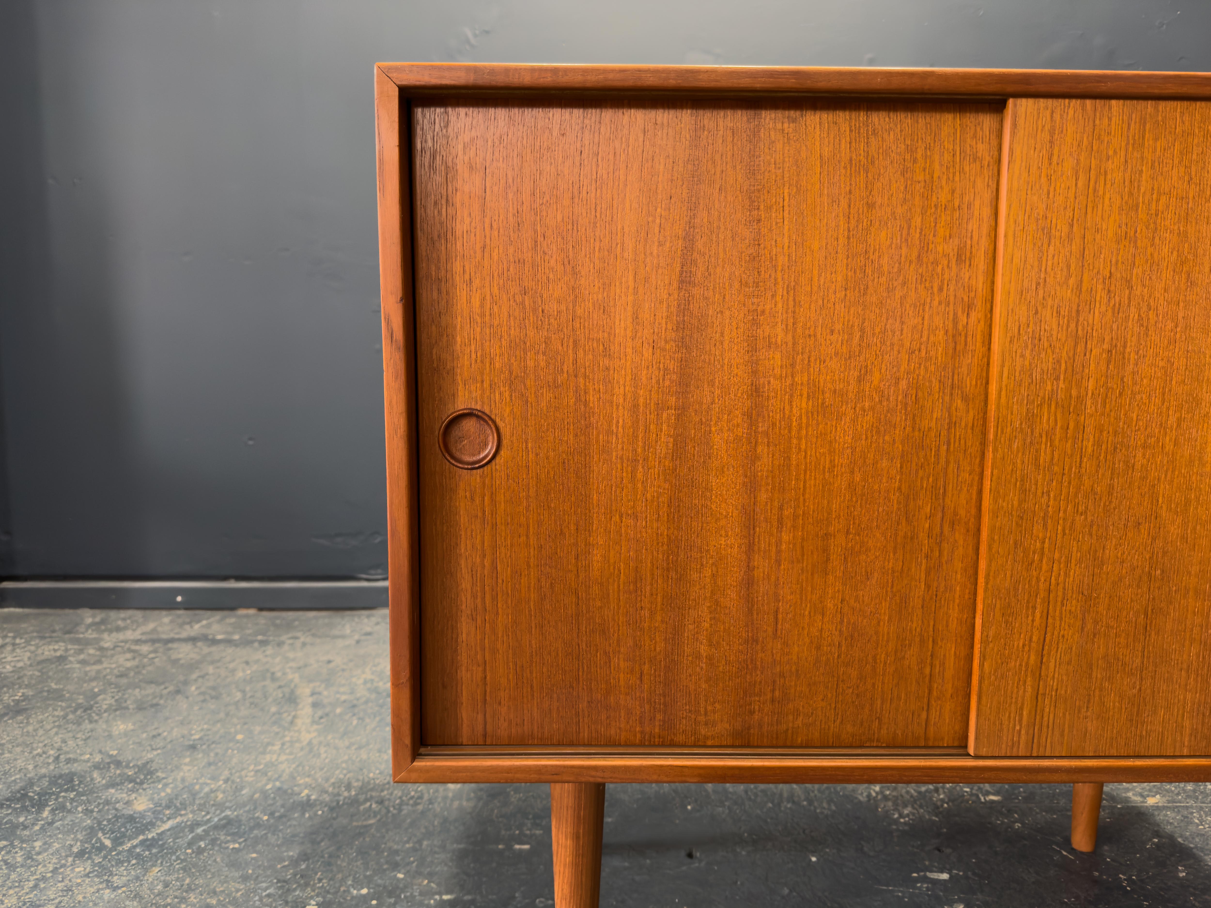 20th Century Kai Kristiansen Compact Teak Sideboard For Sale