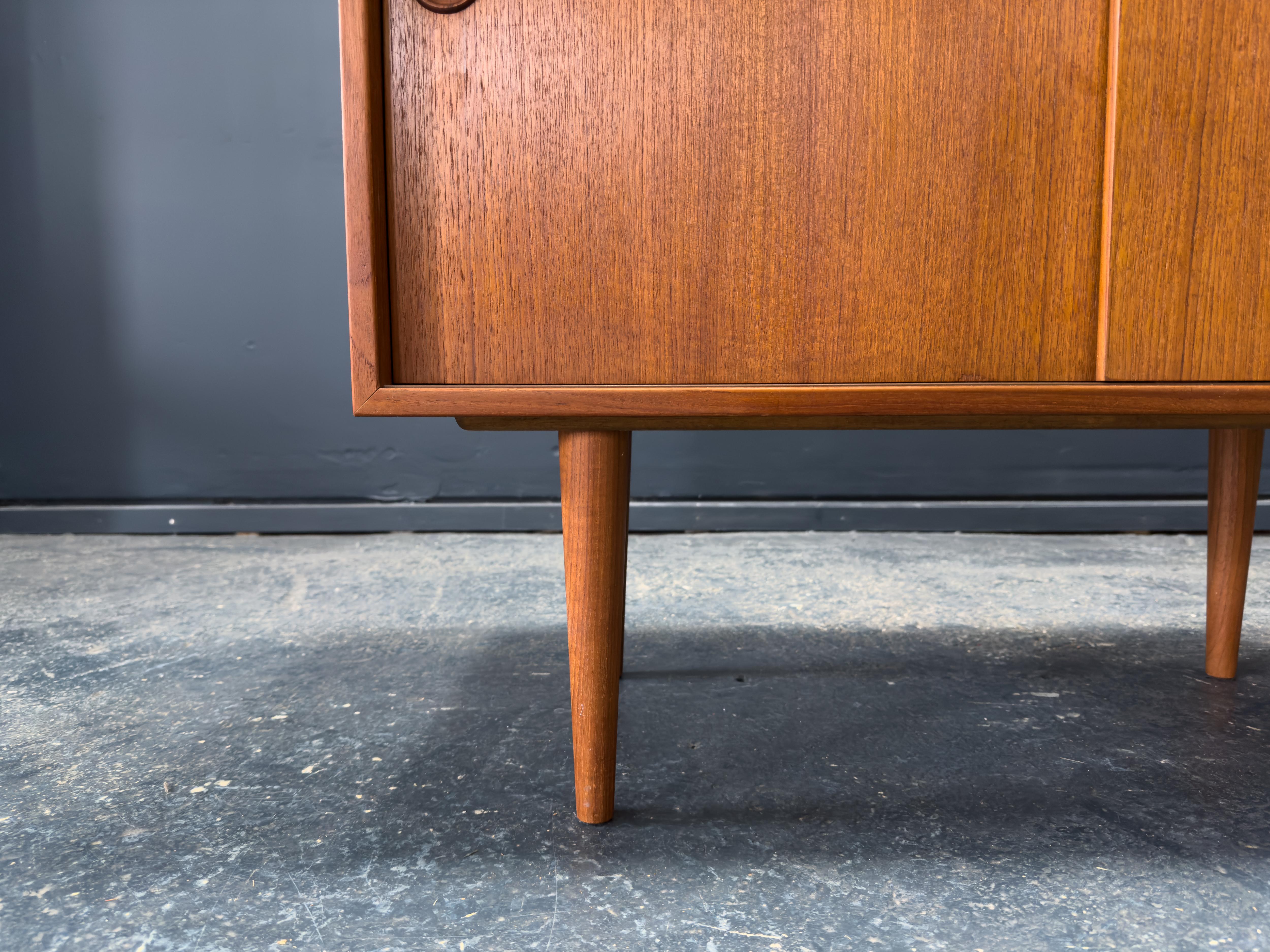 Kai Kristiansen Compact Teak Sideboard For Sale 1