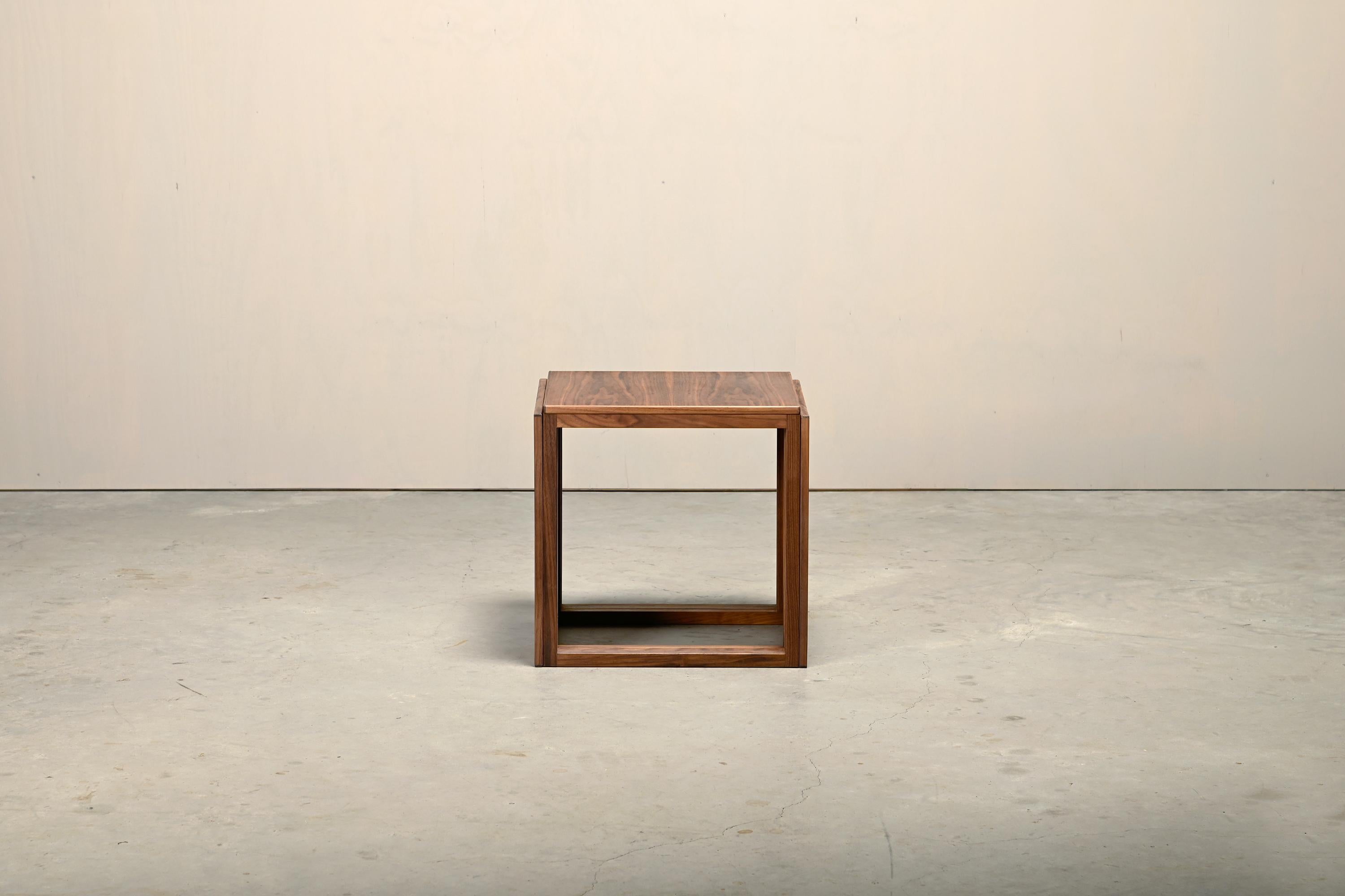 Kai Kristiansen Cubo n.º 33 Mesas nido encajables de nogal, Dinamarca en venta 1