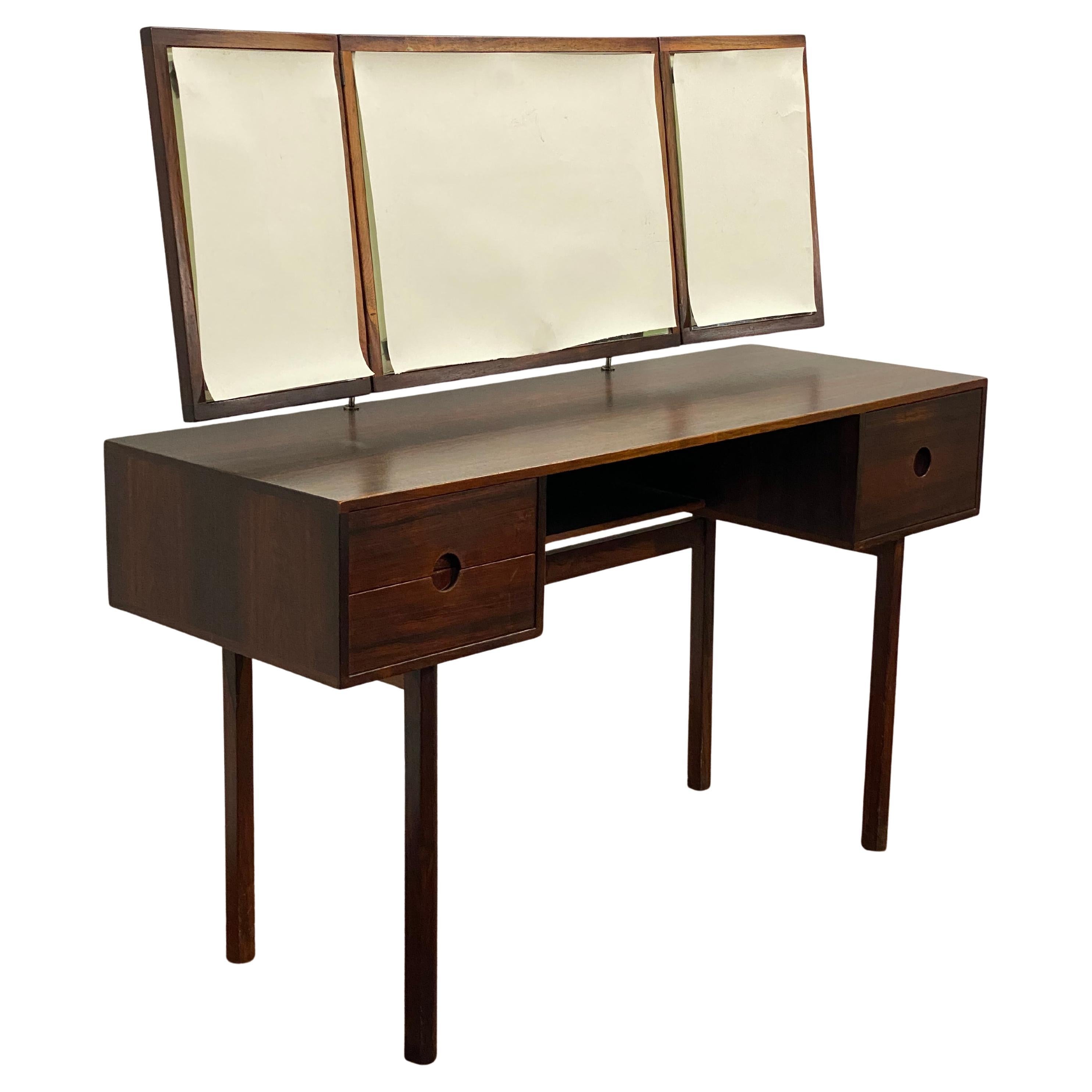 Kai Kristiansen Danish Modern Rosewood Vanity for Aksel Kjersgaard